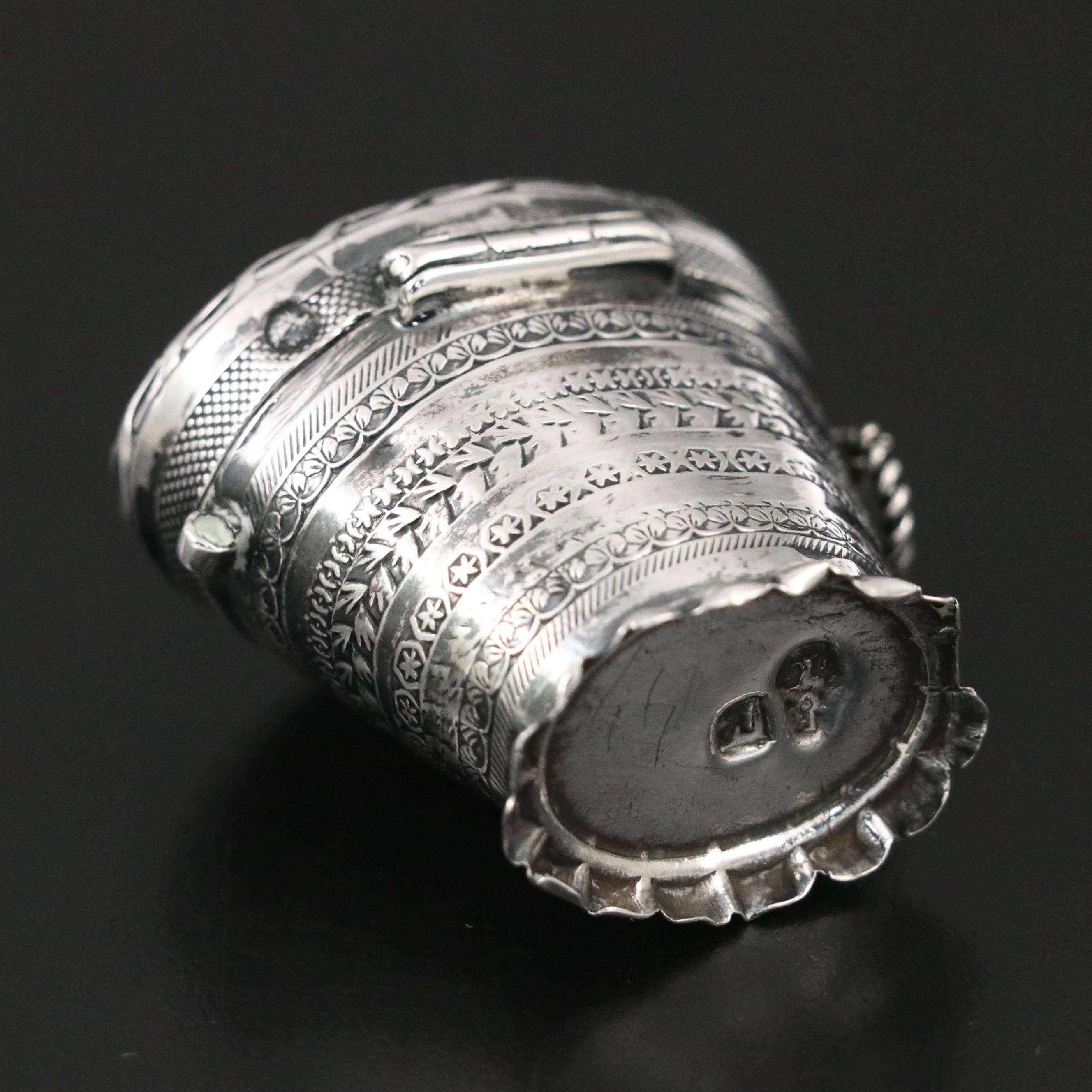 Antique Dutch Export 833 Silver Box