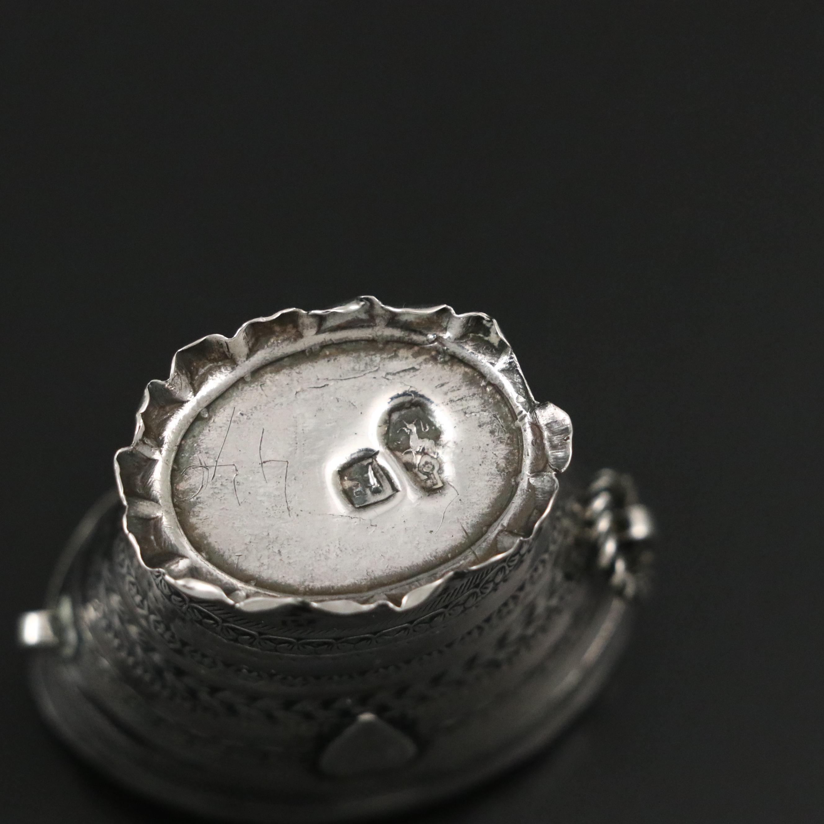 Antique Dutch Export 833 Silver Box