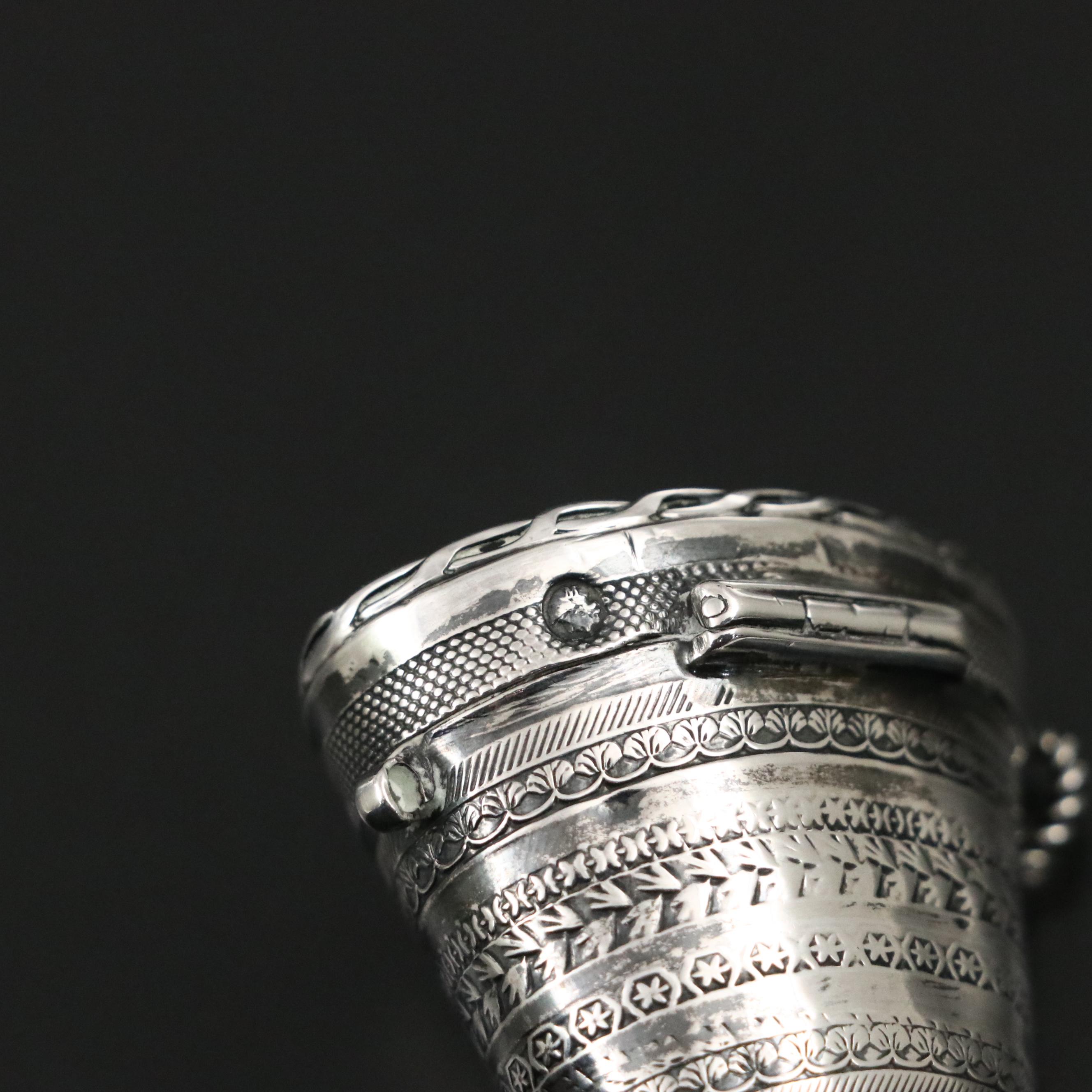 Antique Dutch Export 833 Silver Box