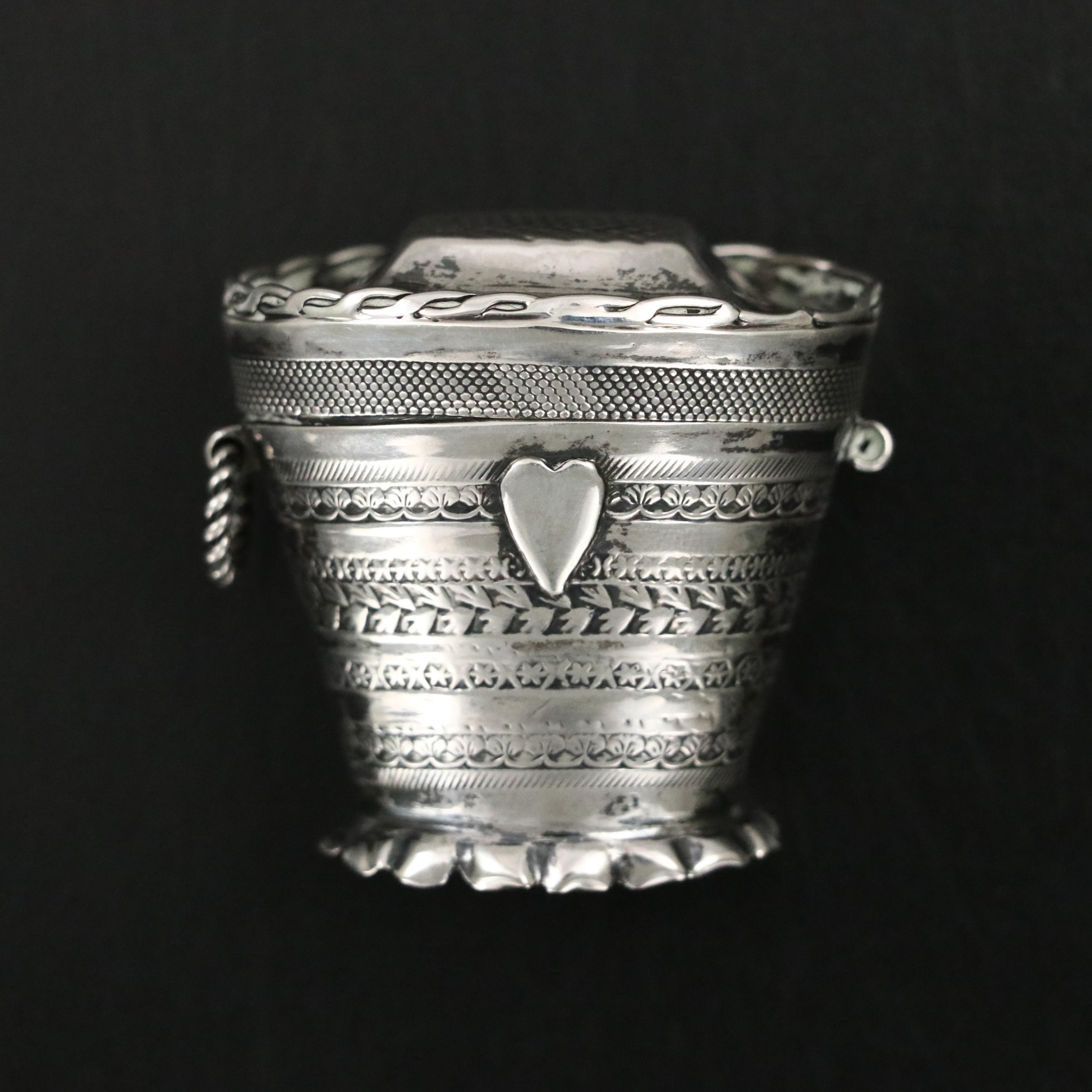 Antique Dutch Export 833 Silver Box