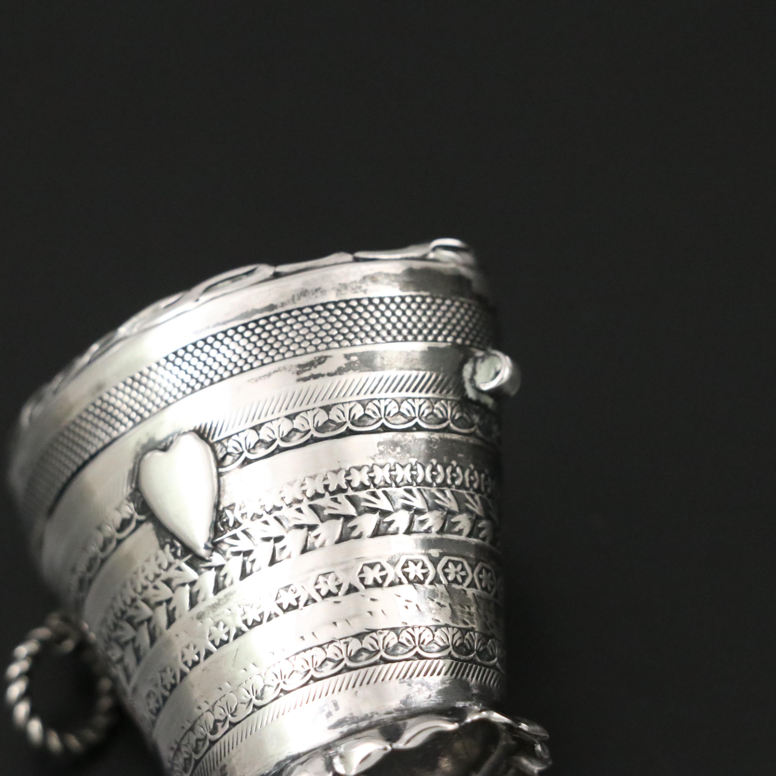 Antique Dutch Export 833 Silver Box