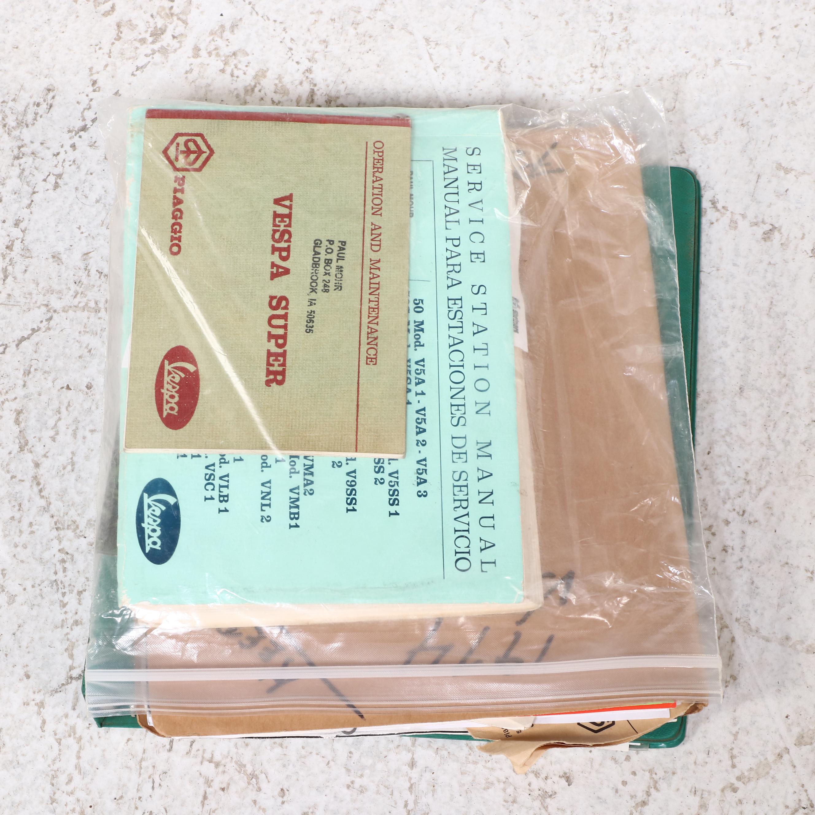 1959 French Peugeot Model 157B Tan Two-Seat Scooter