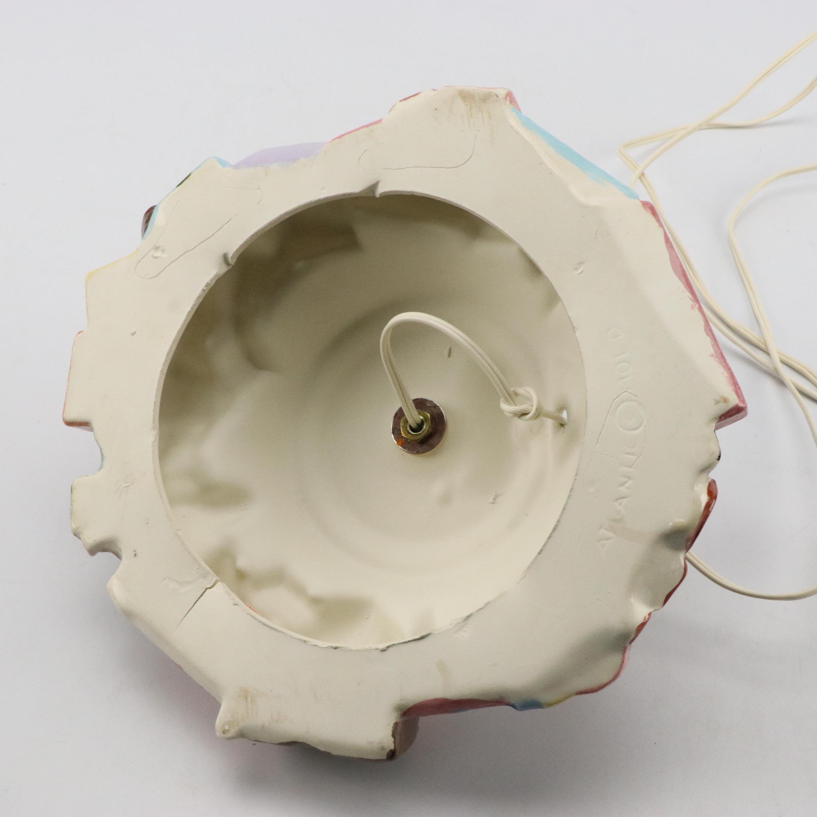 Atlantic Mold Illuminated Ceramic Tabletop Christmas Tree, Late 20th Century