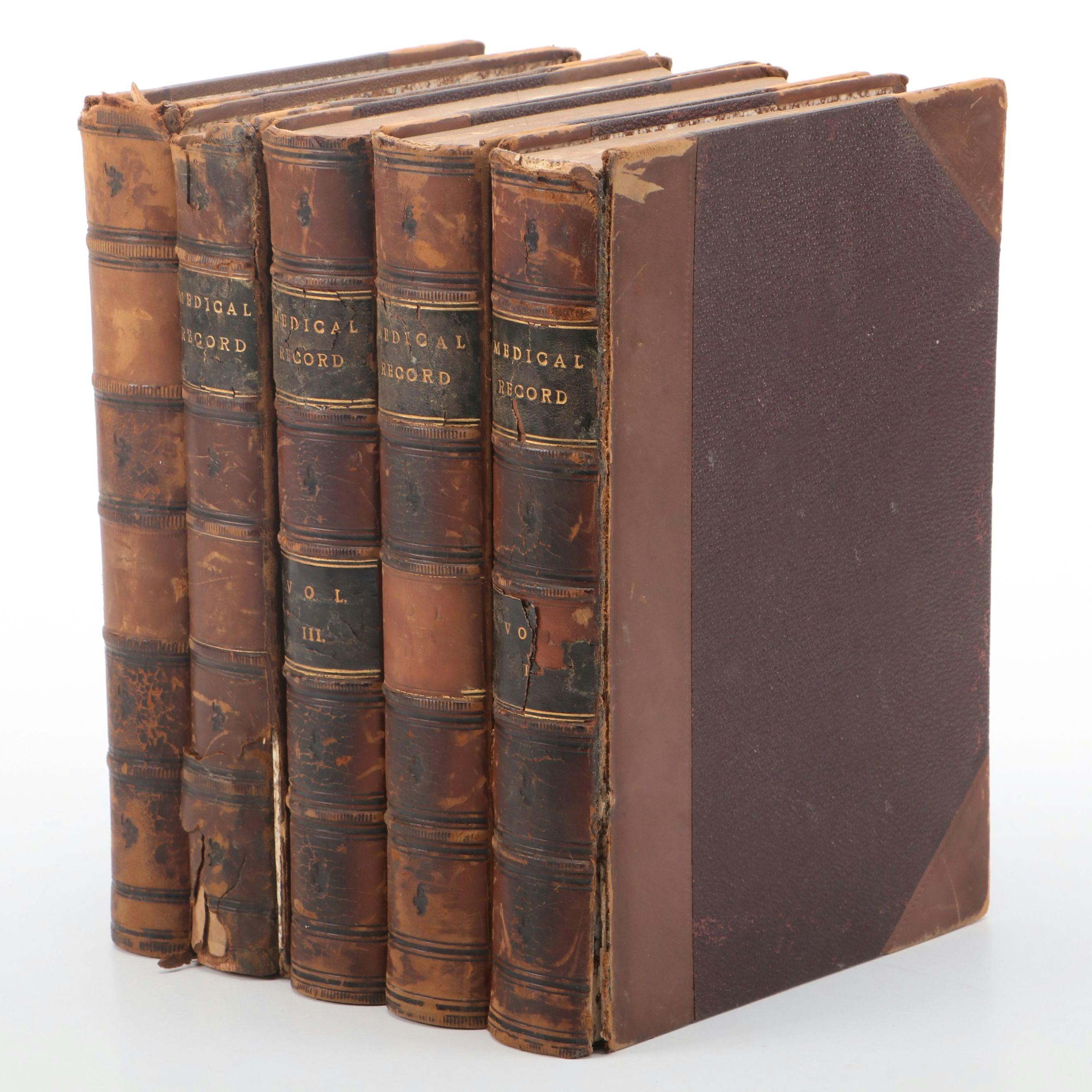 "The Medical Record" Incomplete Series Edited by George F. Shady, 1867