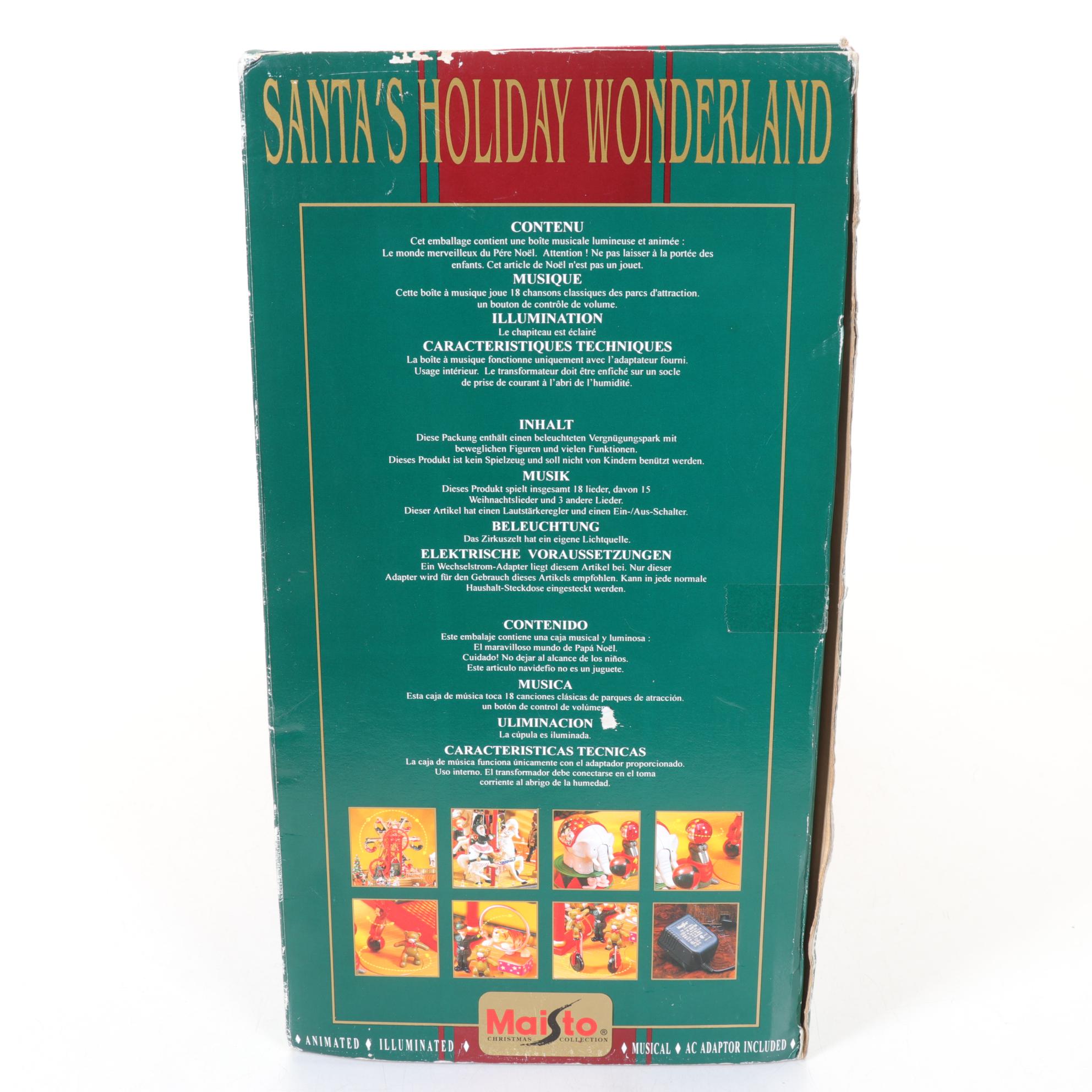 Maisto "Santa's Holiday Wonderland" Animated & Musical Display