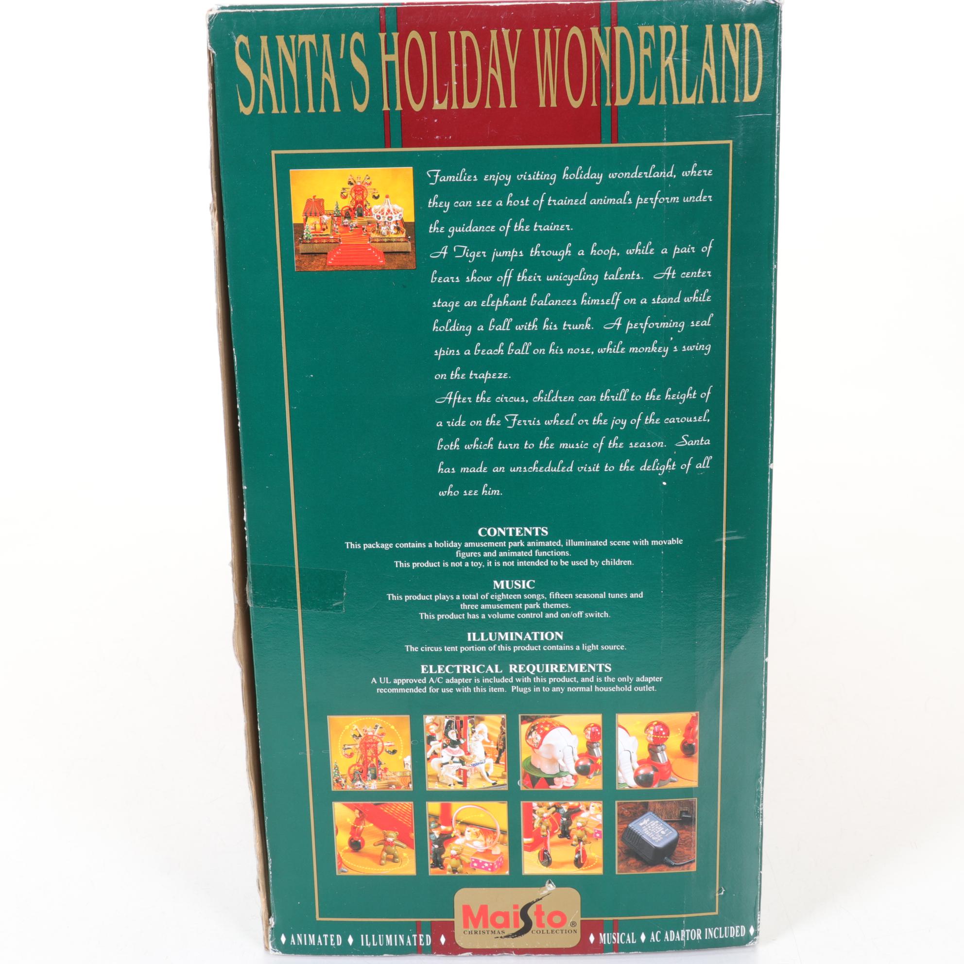 Maisto "Santa's Holiday Wonderland" Animated & Musical Display