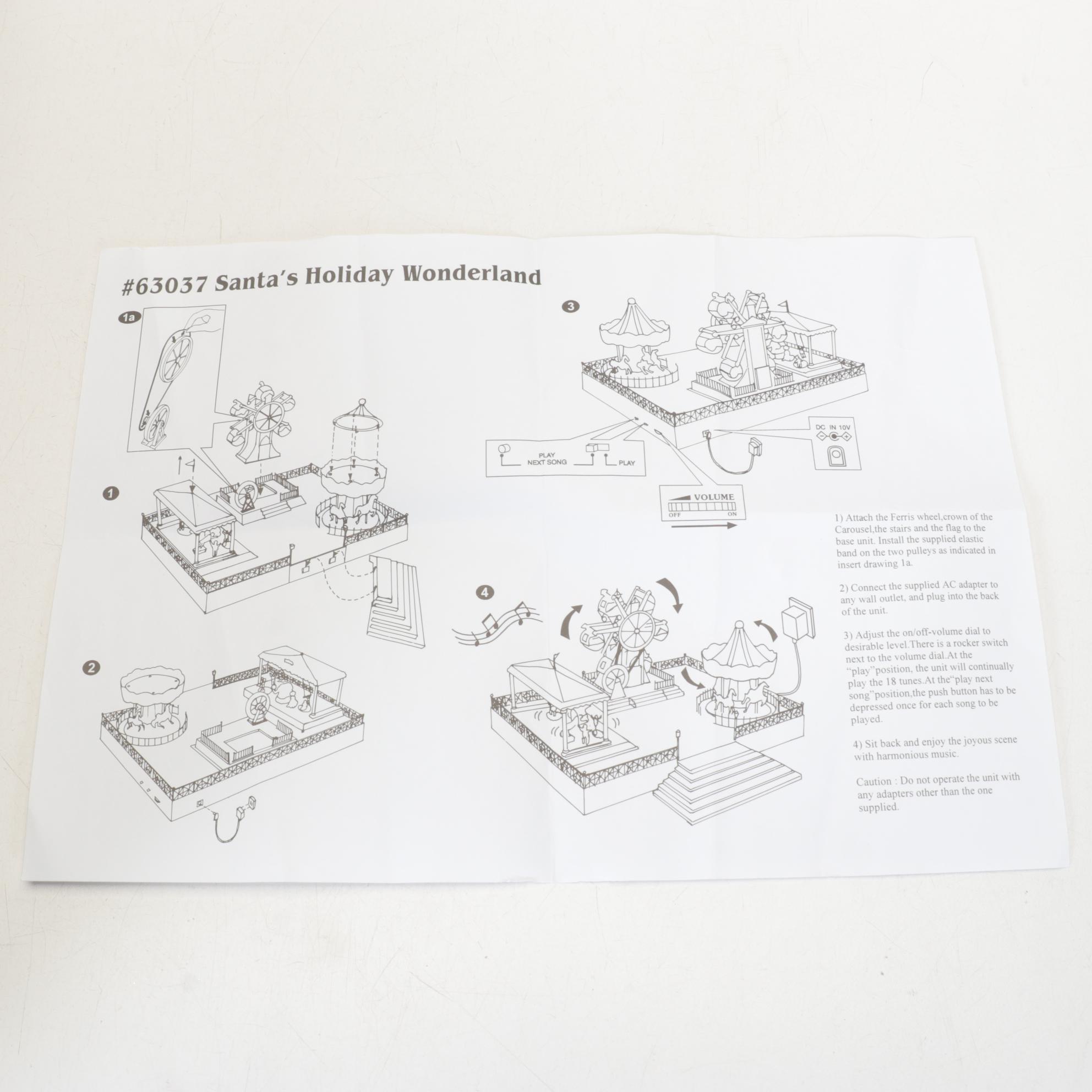 Maisto "Santa's Holiday Wonderland" Animated & Musical Display