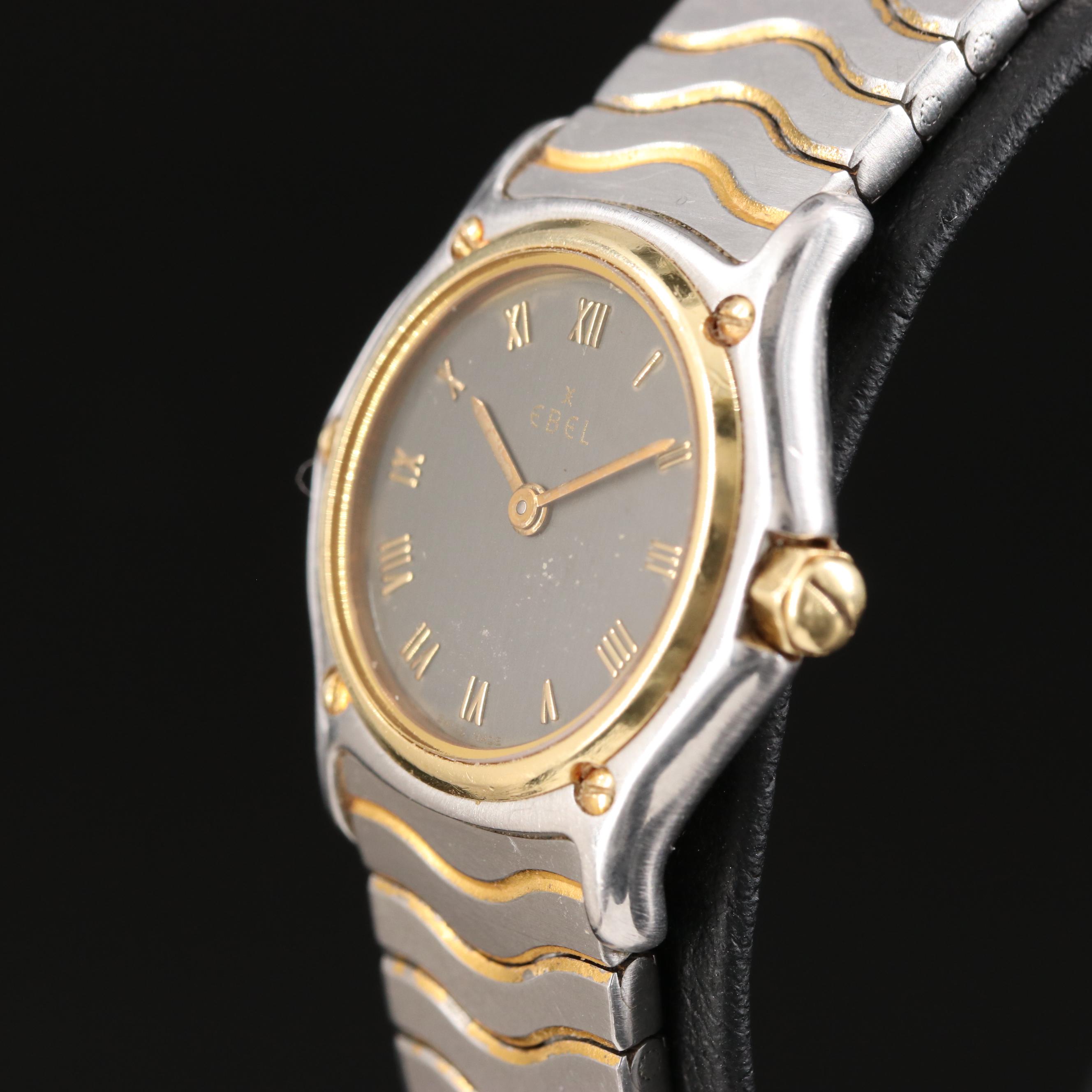 Ebel Sport Classique 18K and Stainless Steel Watch