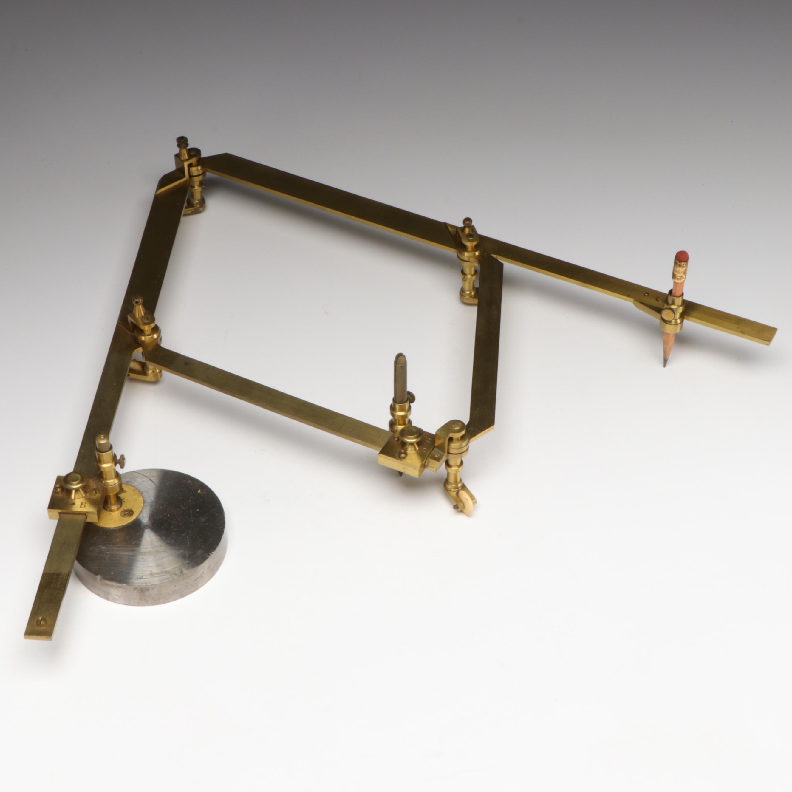 English Brass Pantograph, 19th Century