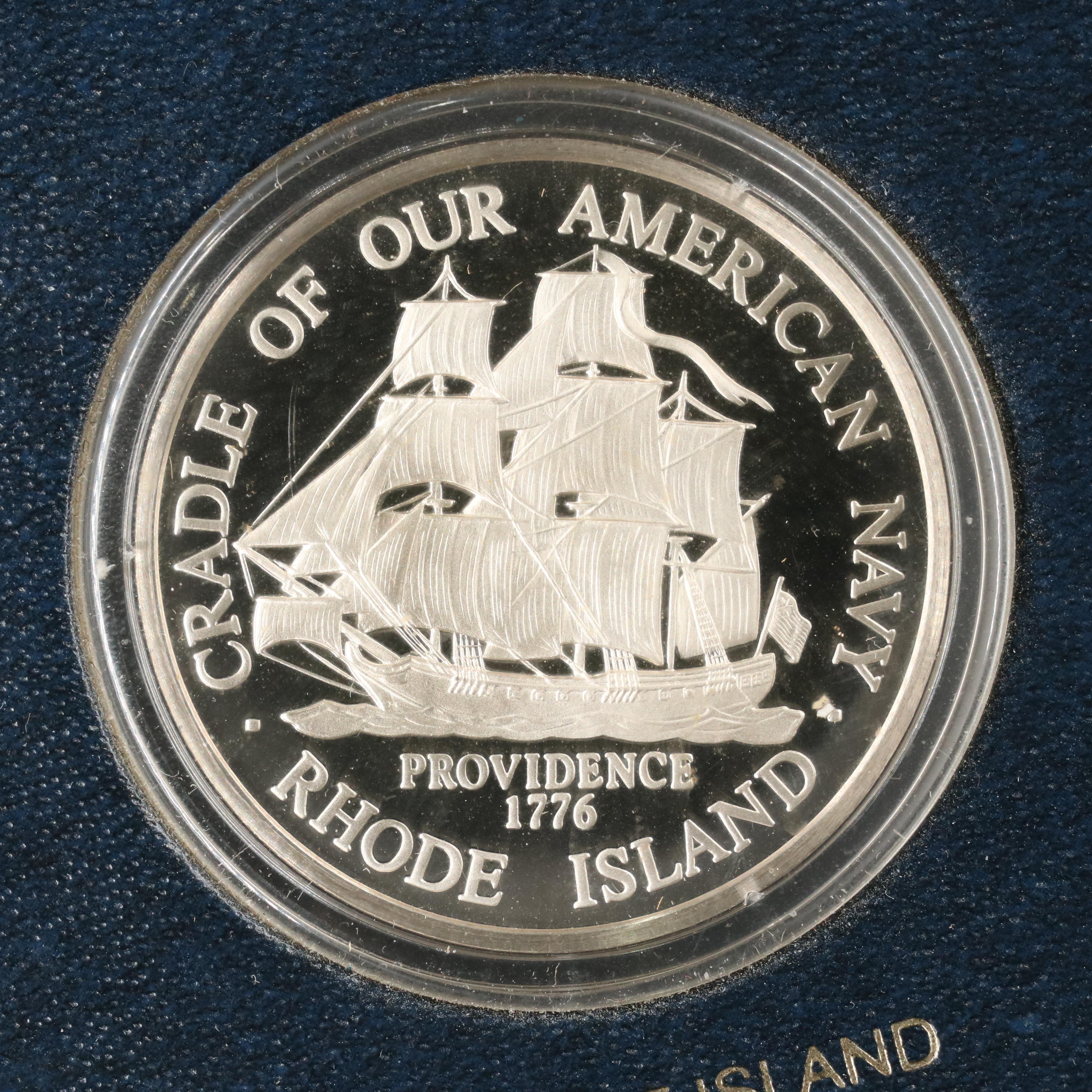 "The Official Bicentennial Medals of the Thirteen Original Colonies" Silver Set