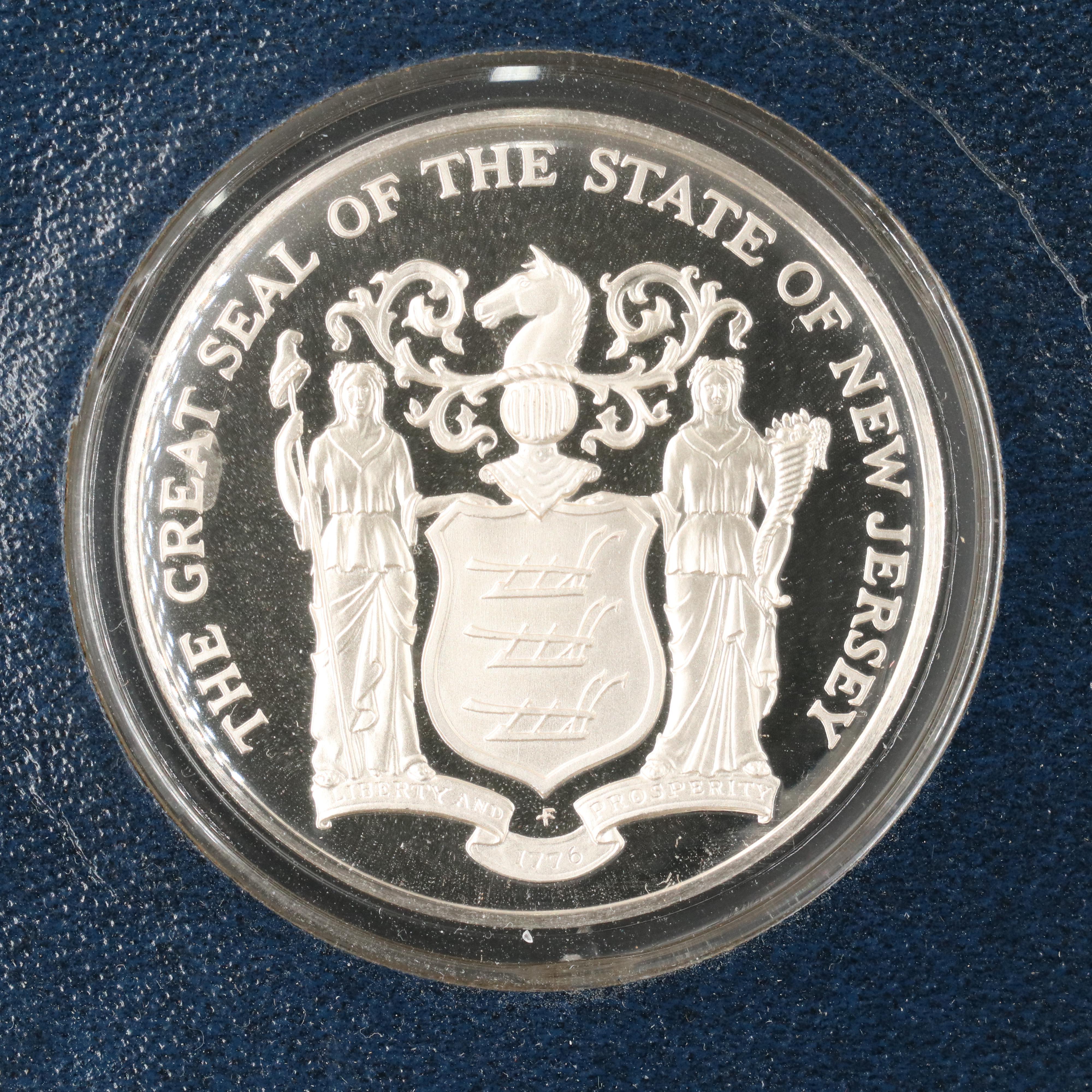 "The Official Bicentennial Medals of the Thirteen Original Colonies" Silver Set