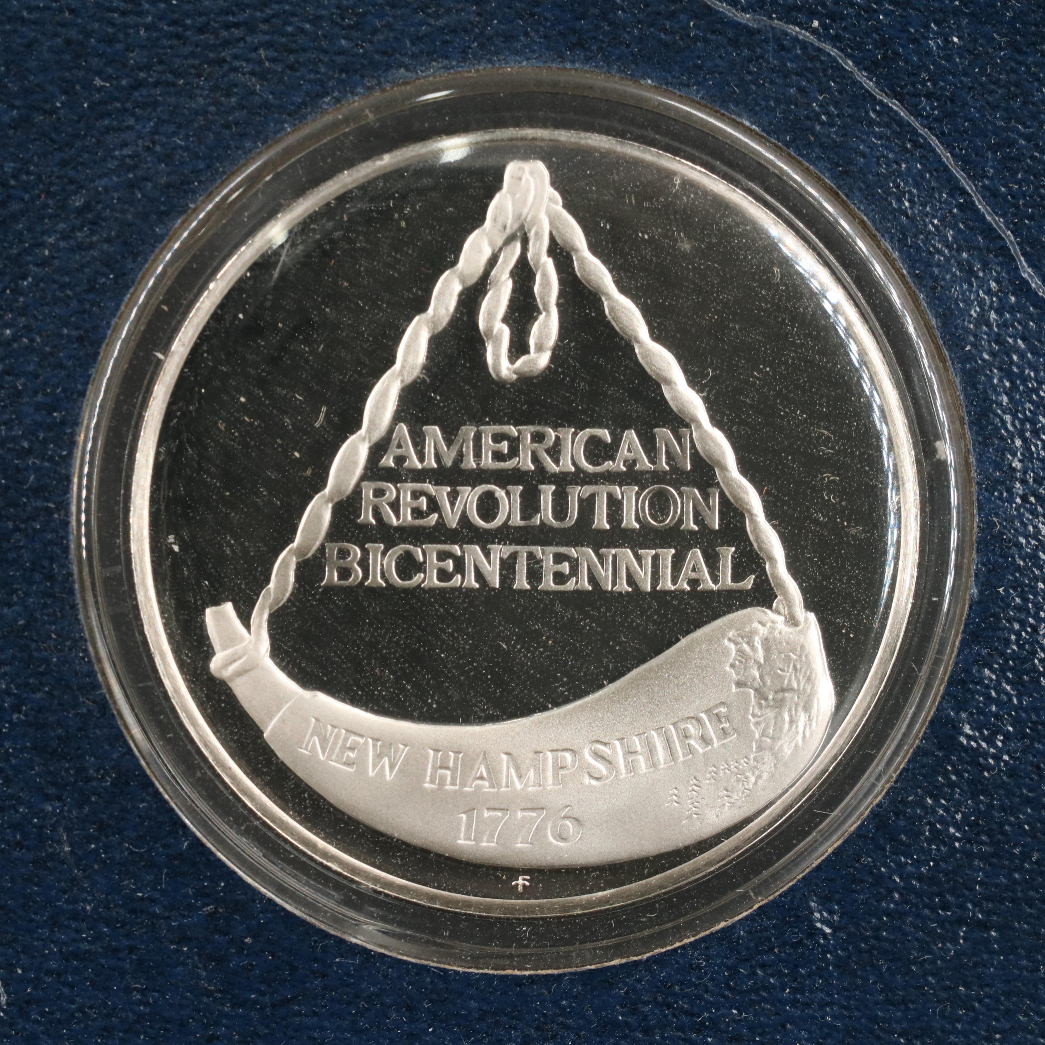 "The Official Bicentennial Medals of the Thirteen Original Colonies" Silver Set