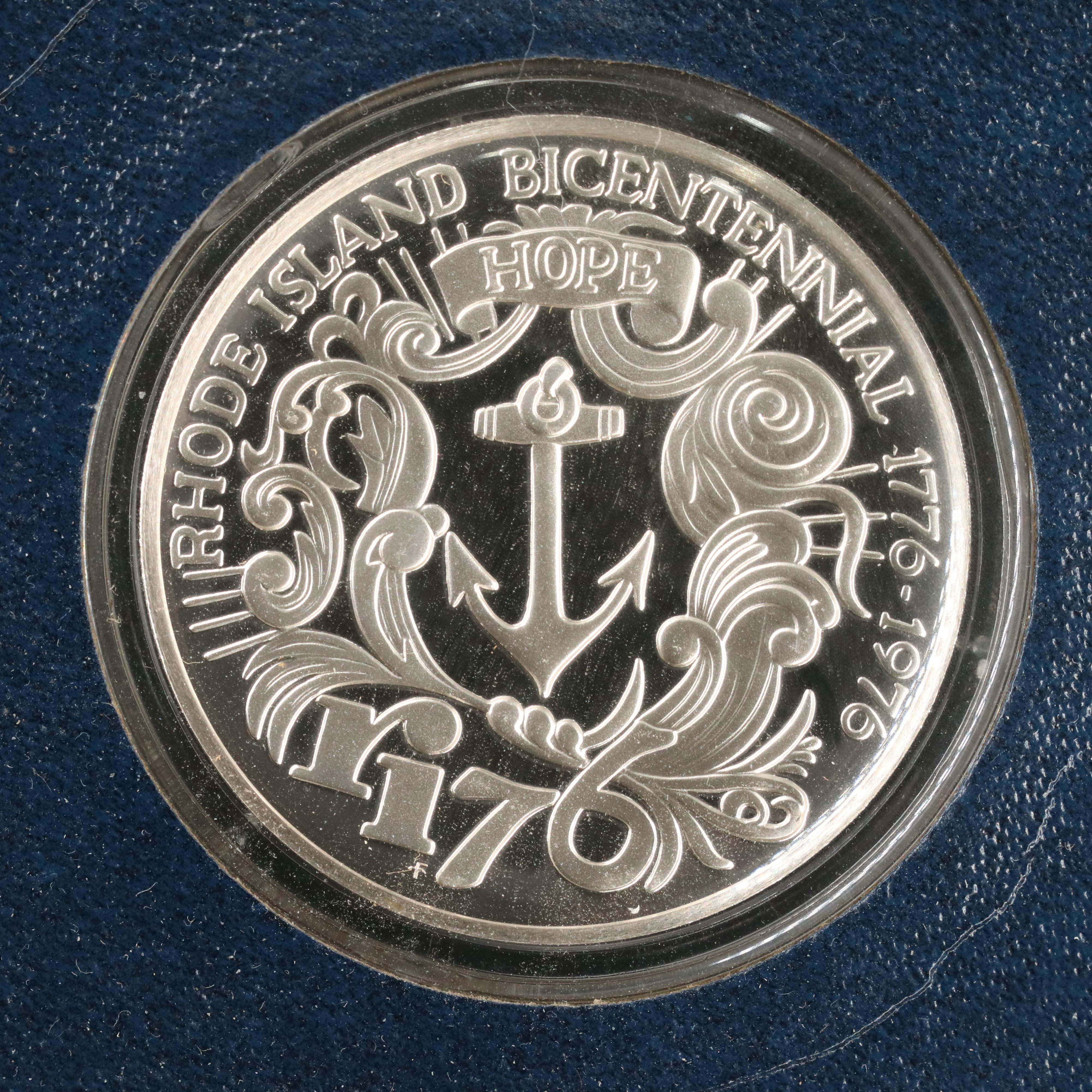 "The Official Bicentennial Medals of the Thirteen Original Colonies" Silver Set