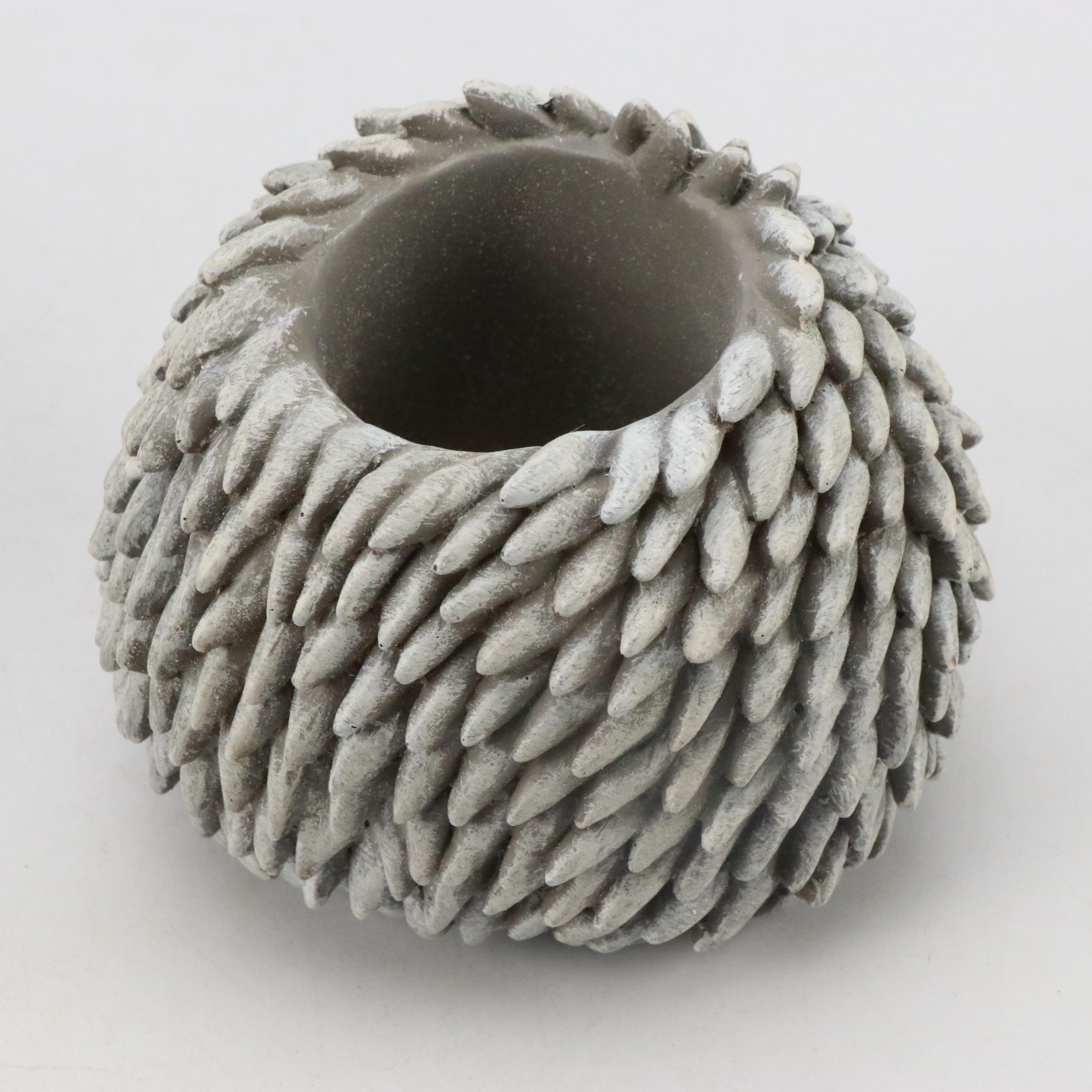 Roman Faux Concrete Hedgehog, Turtle and Puppy Planters