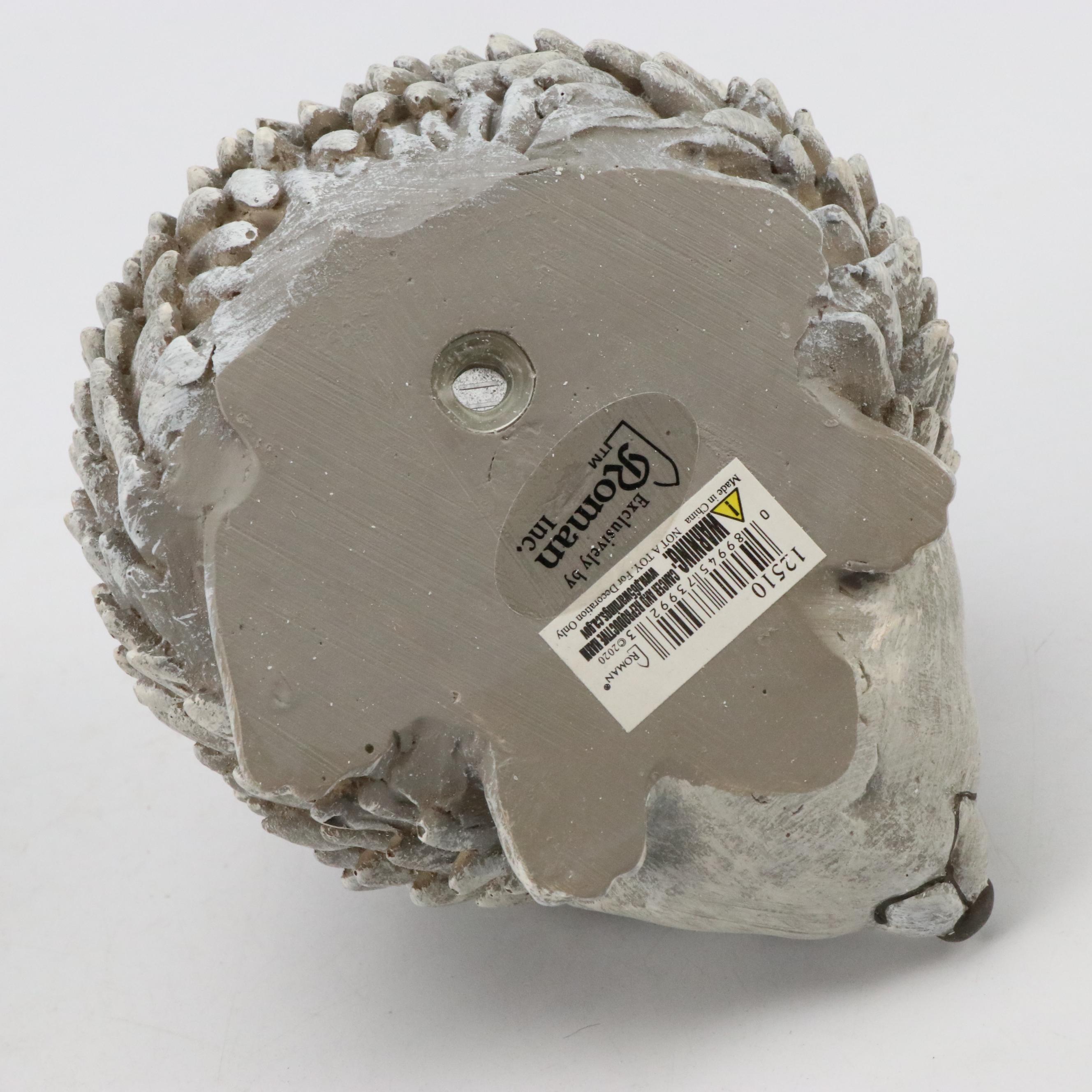 Roman Faux Concrete Hedgehog, Turtle and Puppy Planters