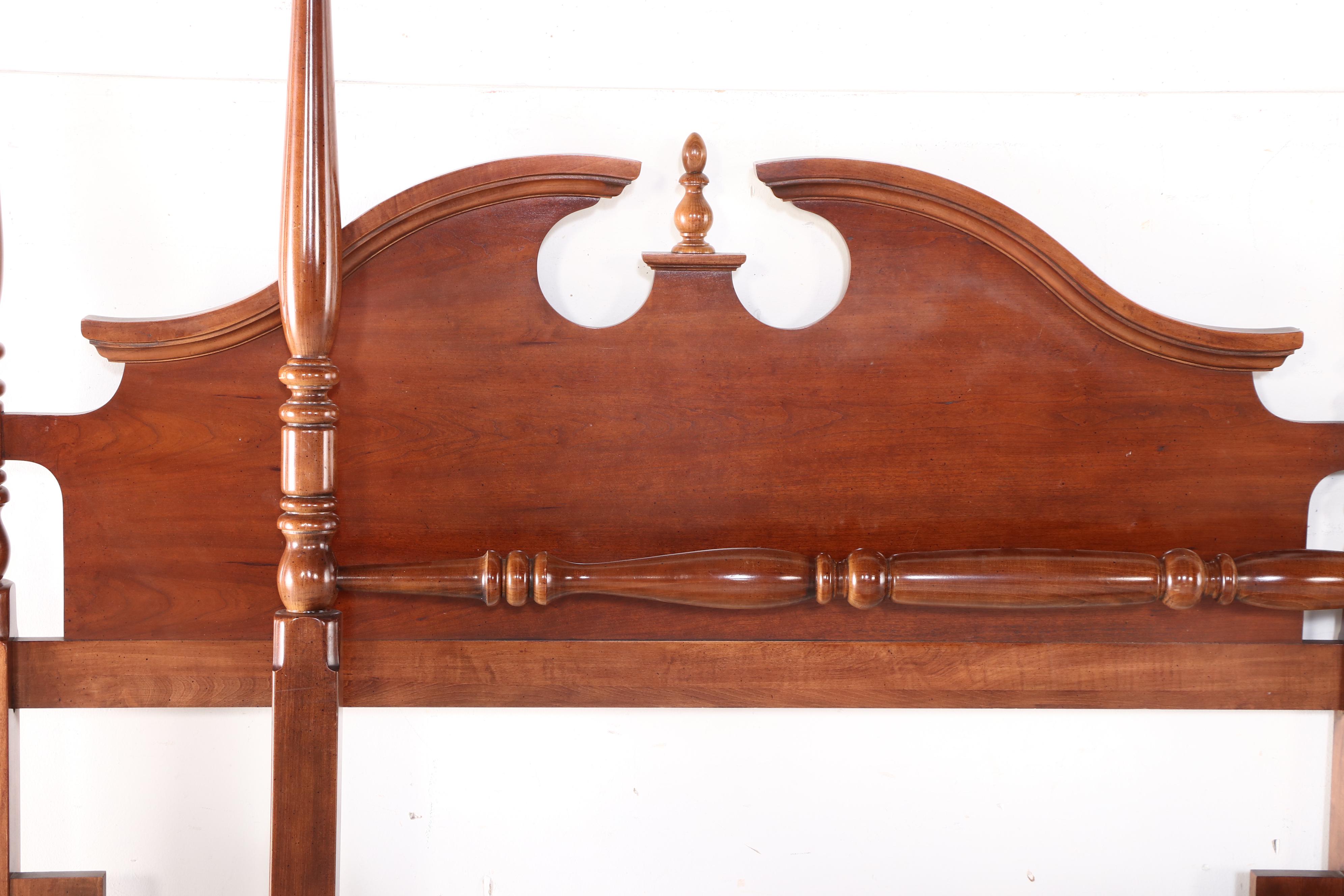 Thomasville Federal Style Cherry Bed Frame