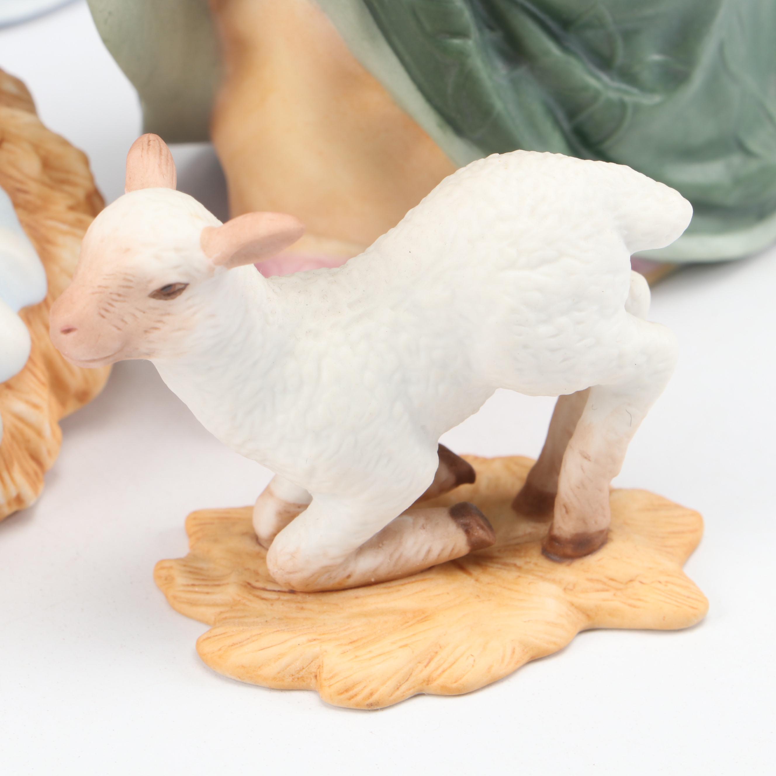 Lenox "Renaissance Nativity" Hand-Painted Porcelain Figurine Set, 1991–2008