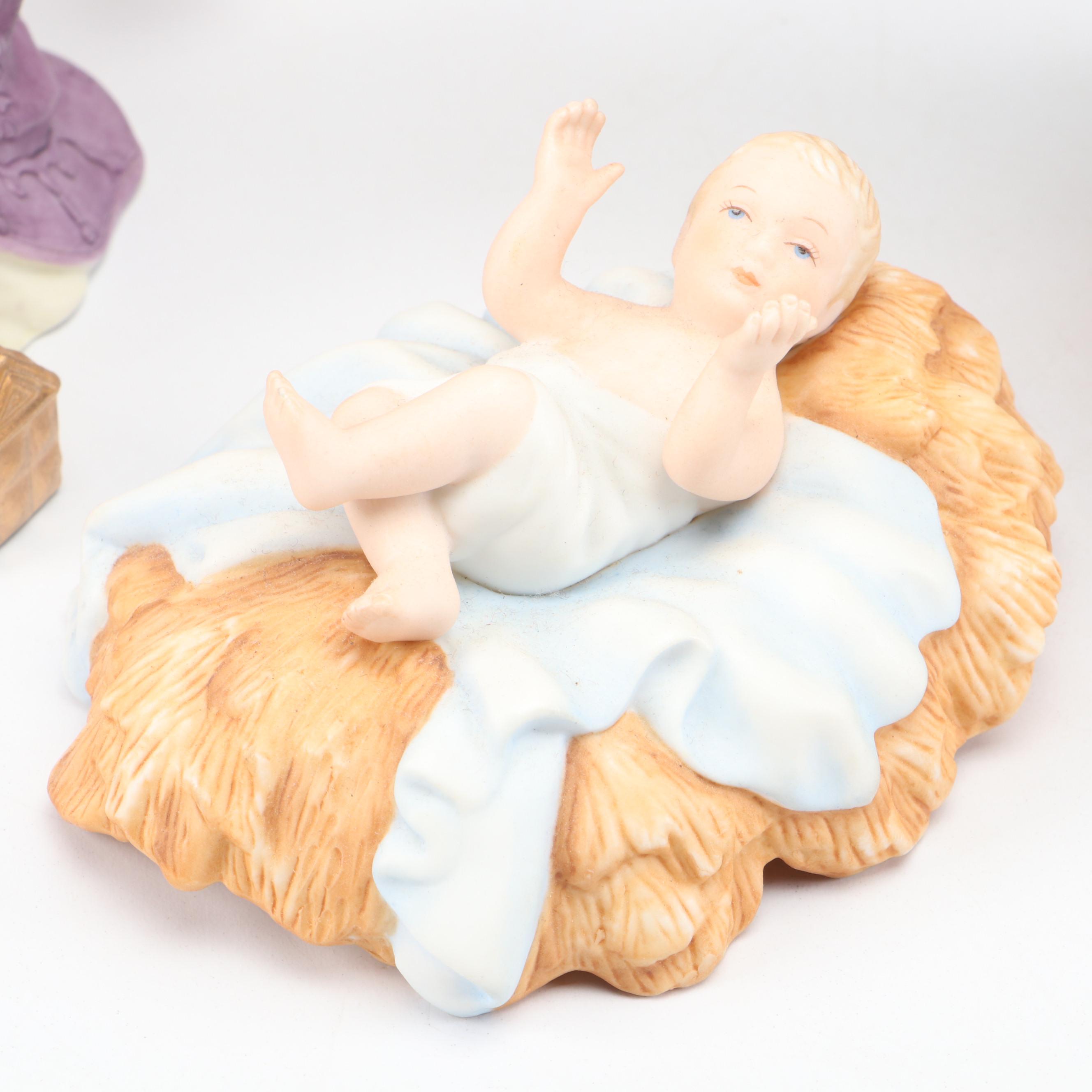 Lenox "Renaissance Nativity" Hand-Painted Porcelain Figurine Set, 1991–2008