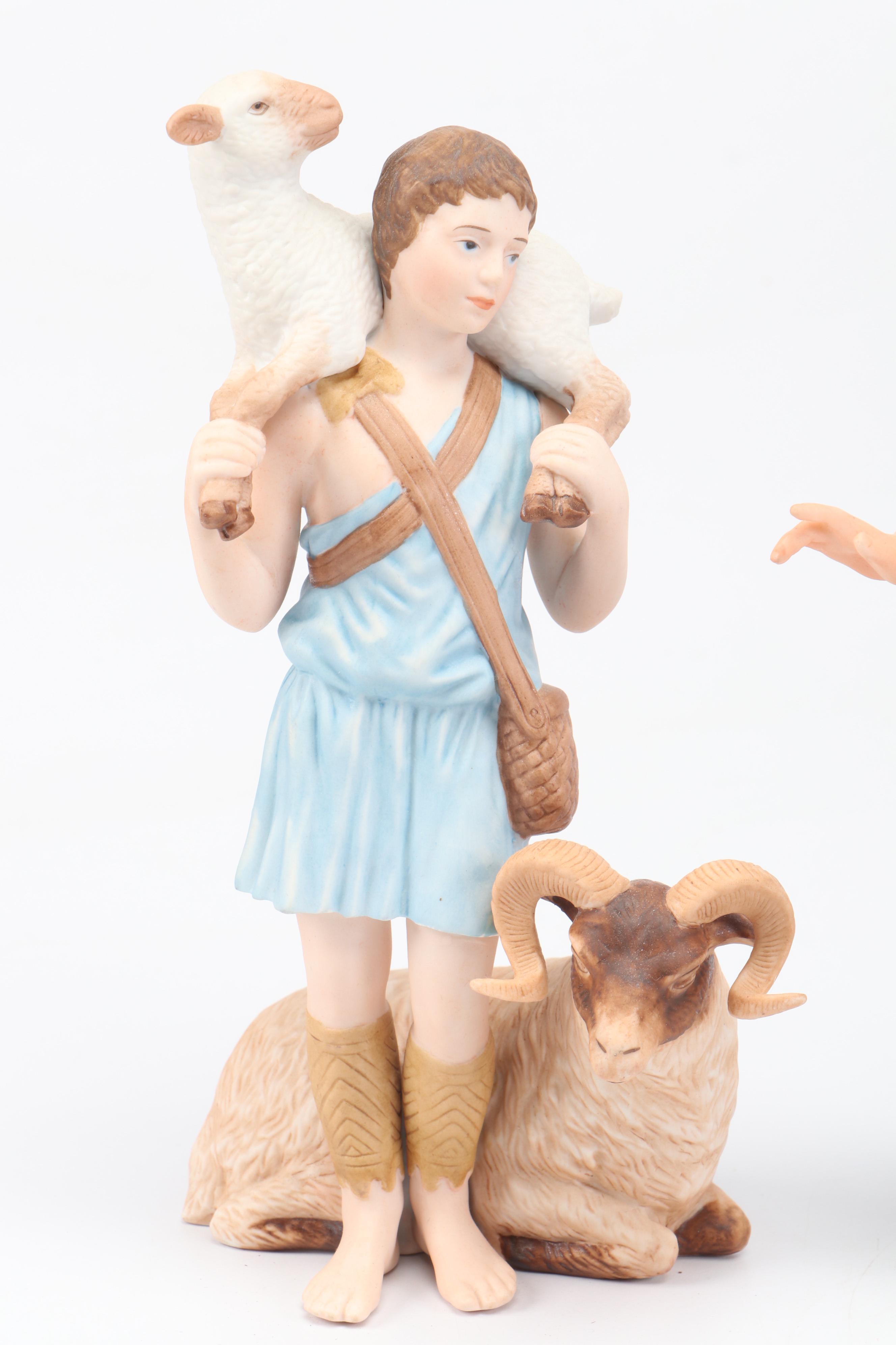 Lenox "Renaissance Nativity" Hand-Painted Porcelain Figurine Set, 1991–2008