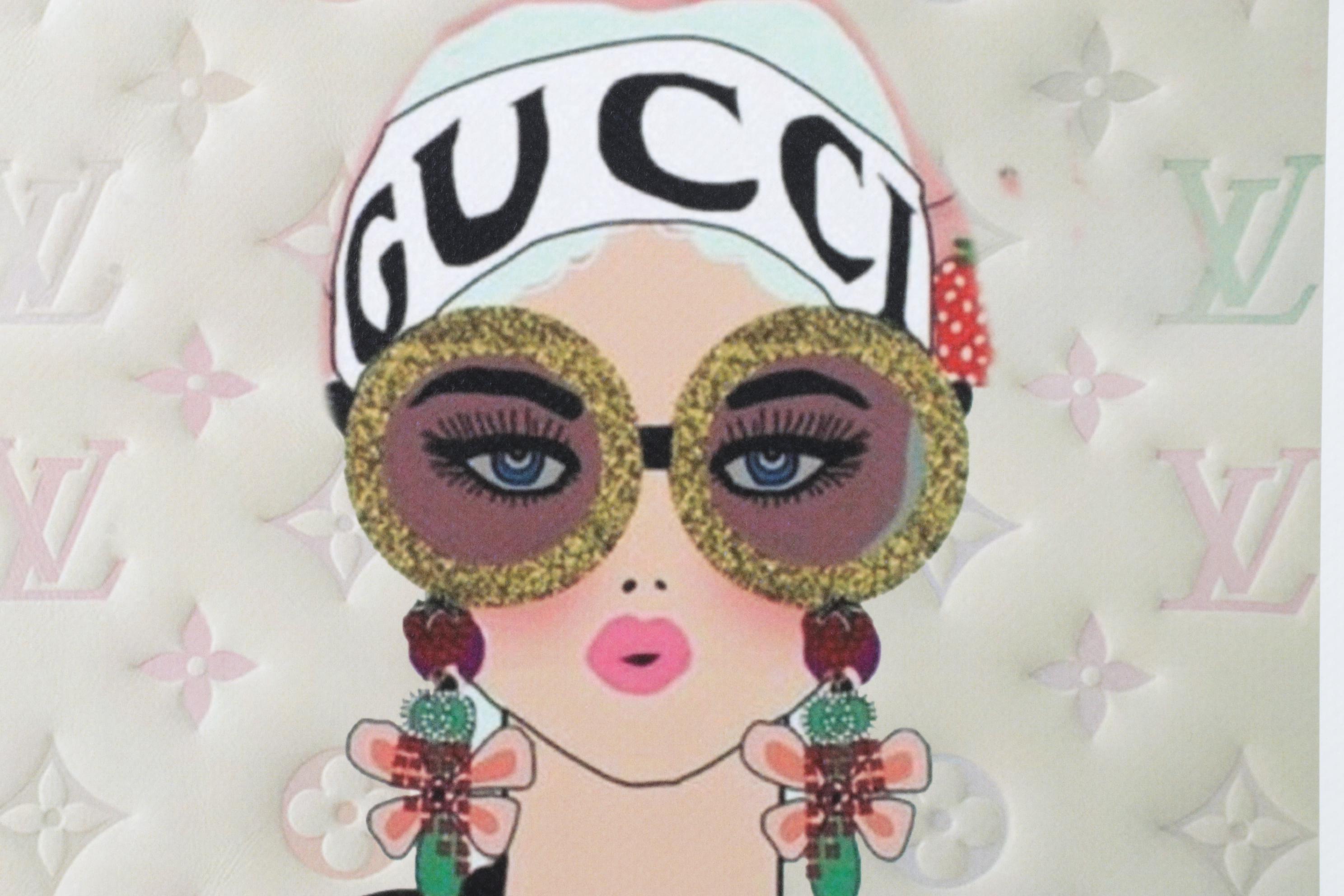 Death NYC Pop Art Graphic Print Homage to Gucci, 2024