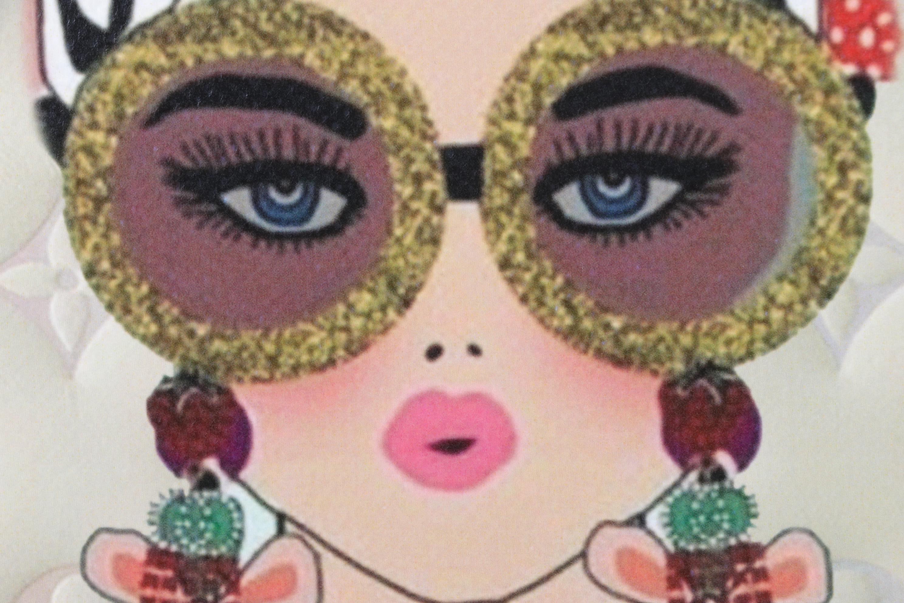 Death NYC Pop Art Graphic Print Homage to Gucci, 2024