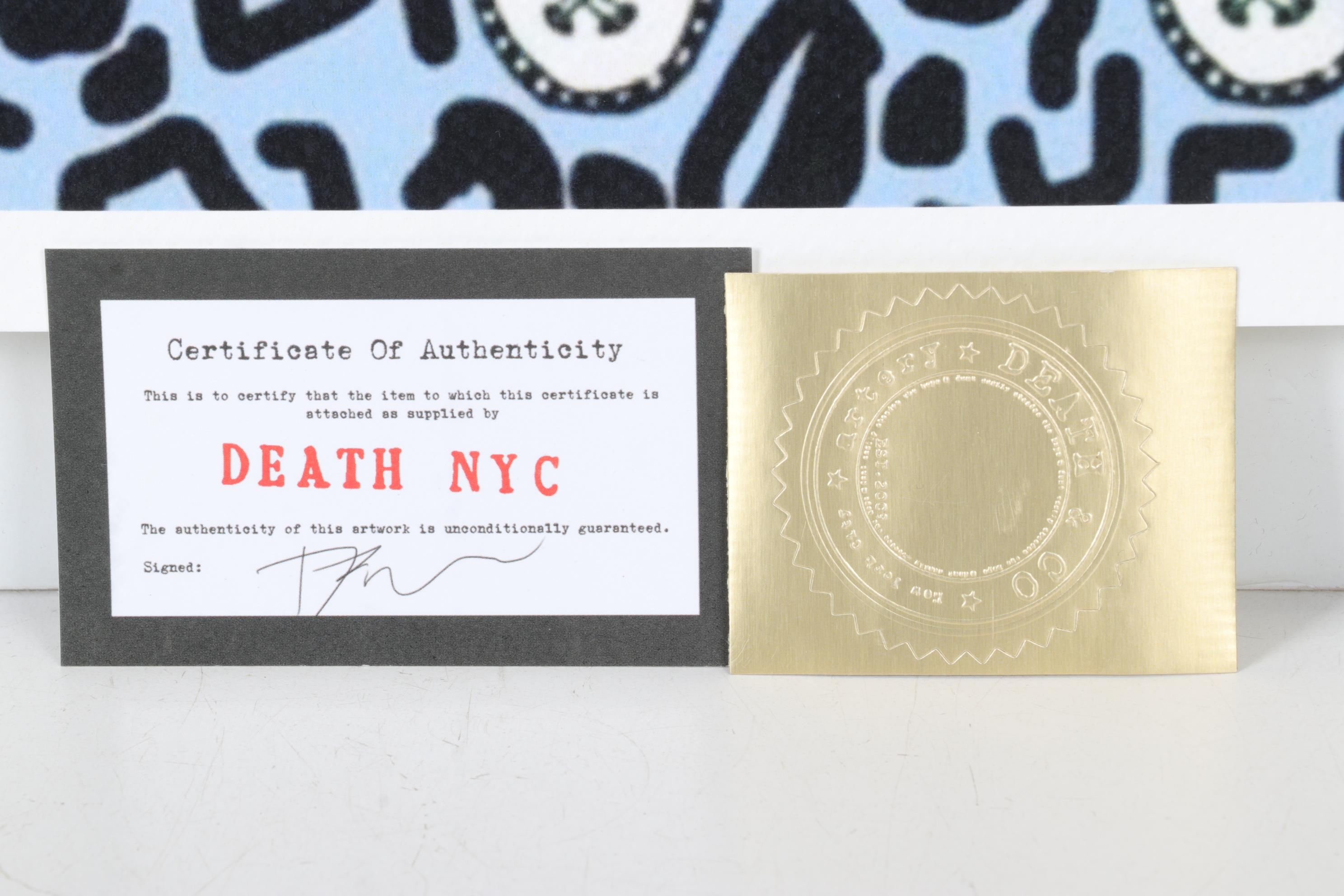 Death NYC Pop Art Graphic Print Homage to Gucci, 2024