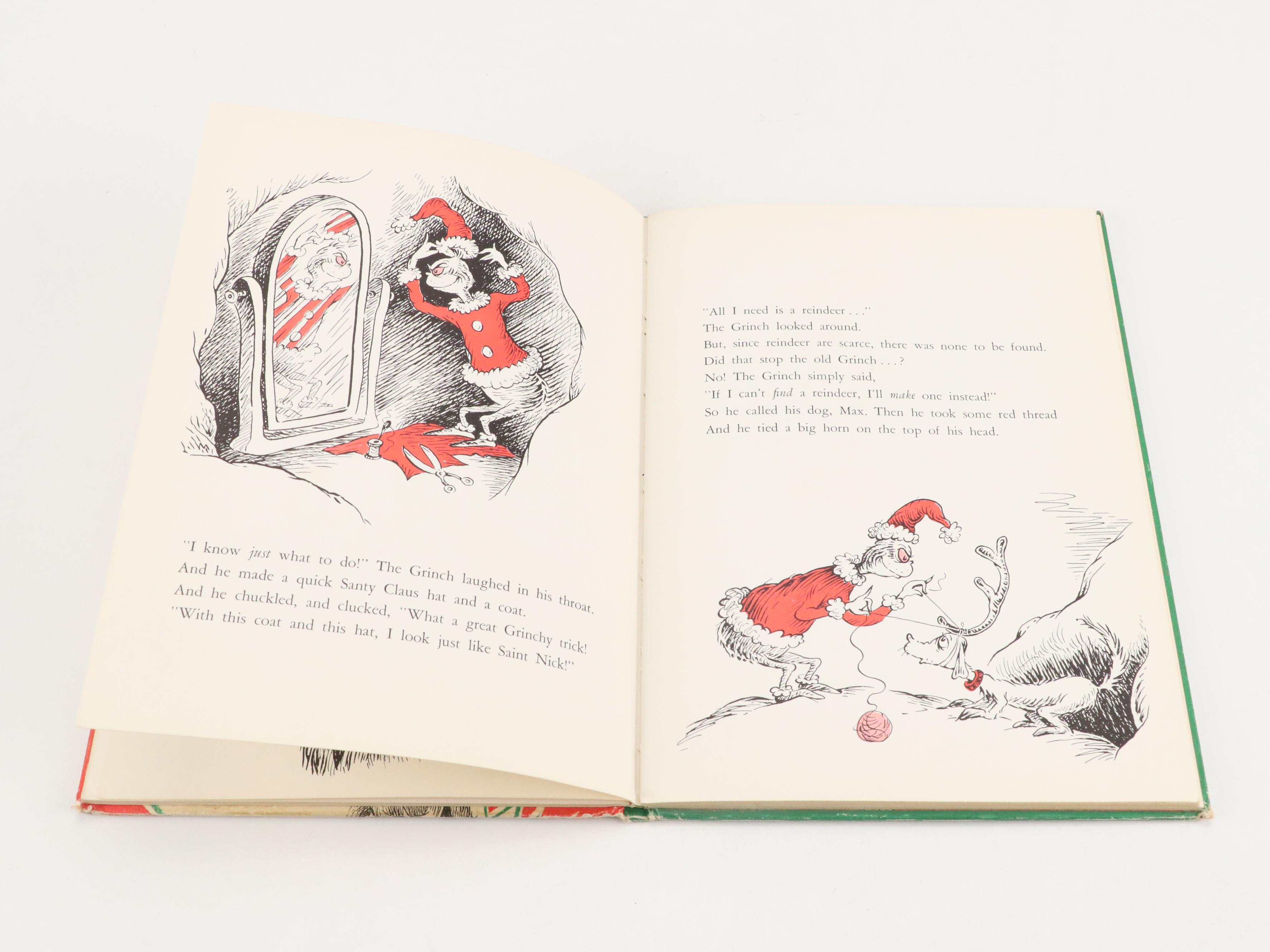 First Edition "How the Grinch Stole Christmas" by Dr. Seuss, 1957