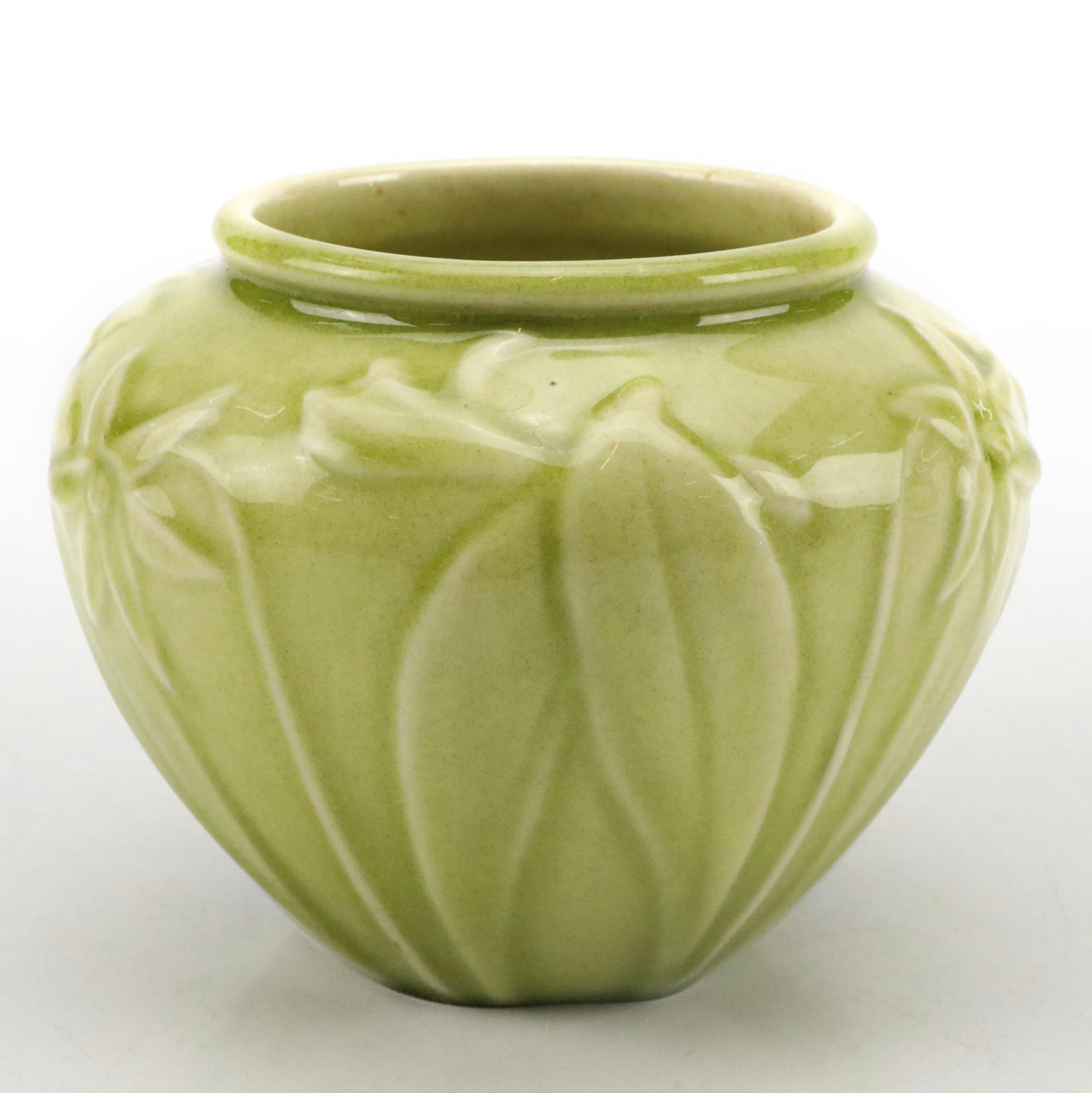 Rookwood Pottery Daffodil Production Vase, 1954