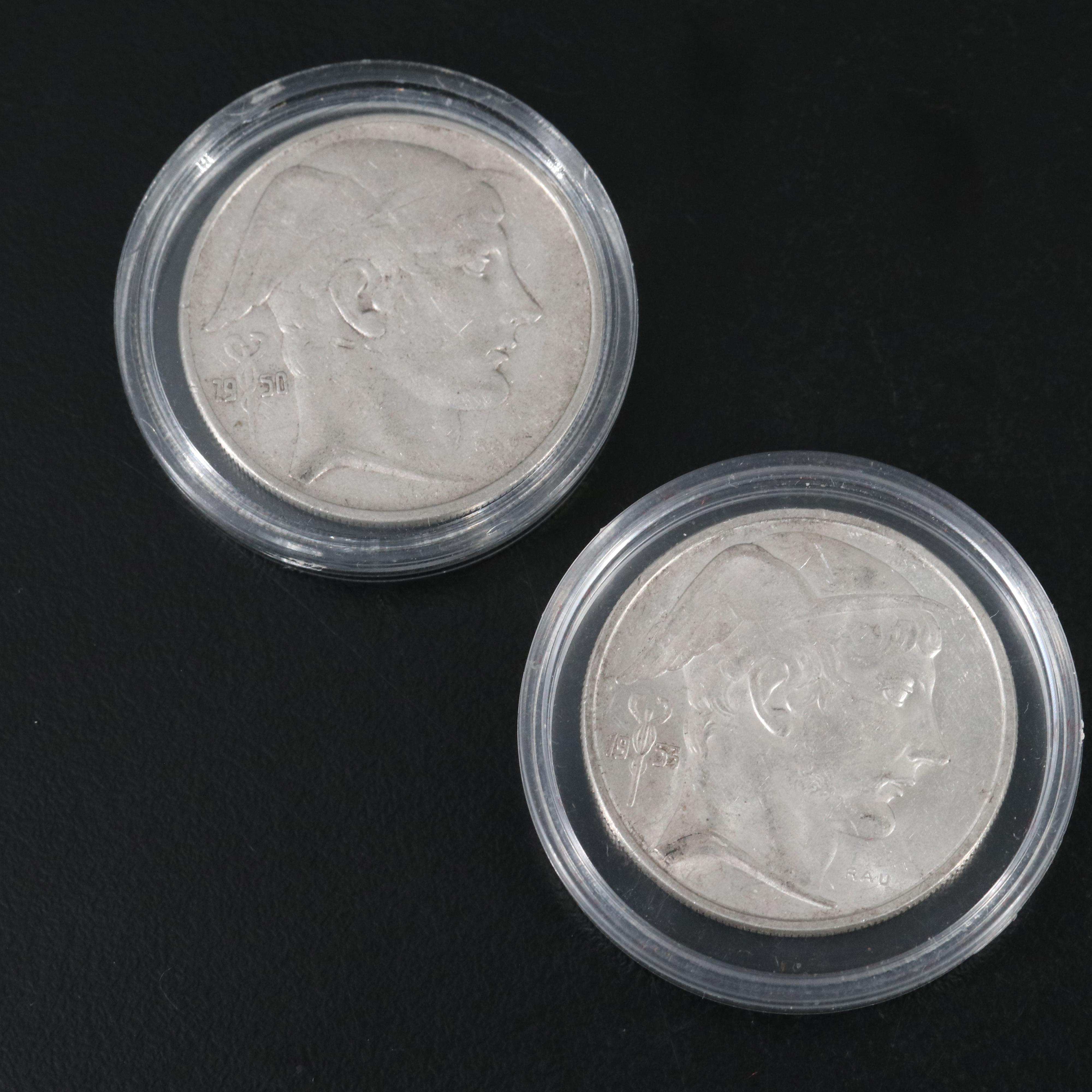 Group of Seven Modern European Silver Coins