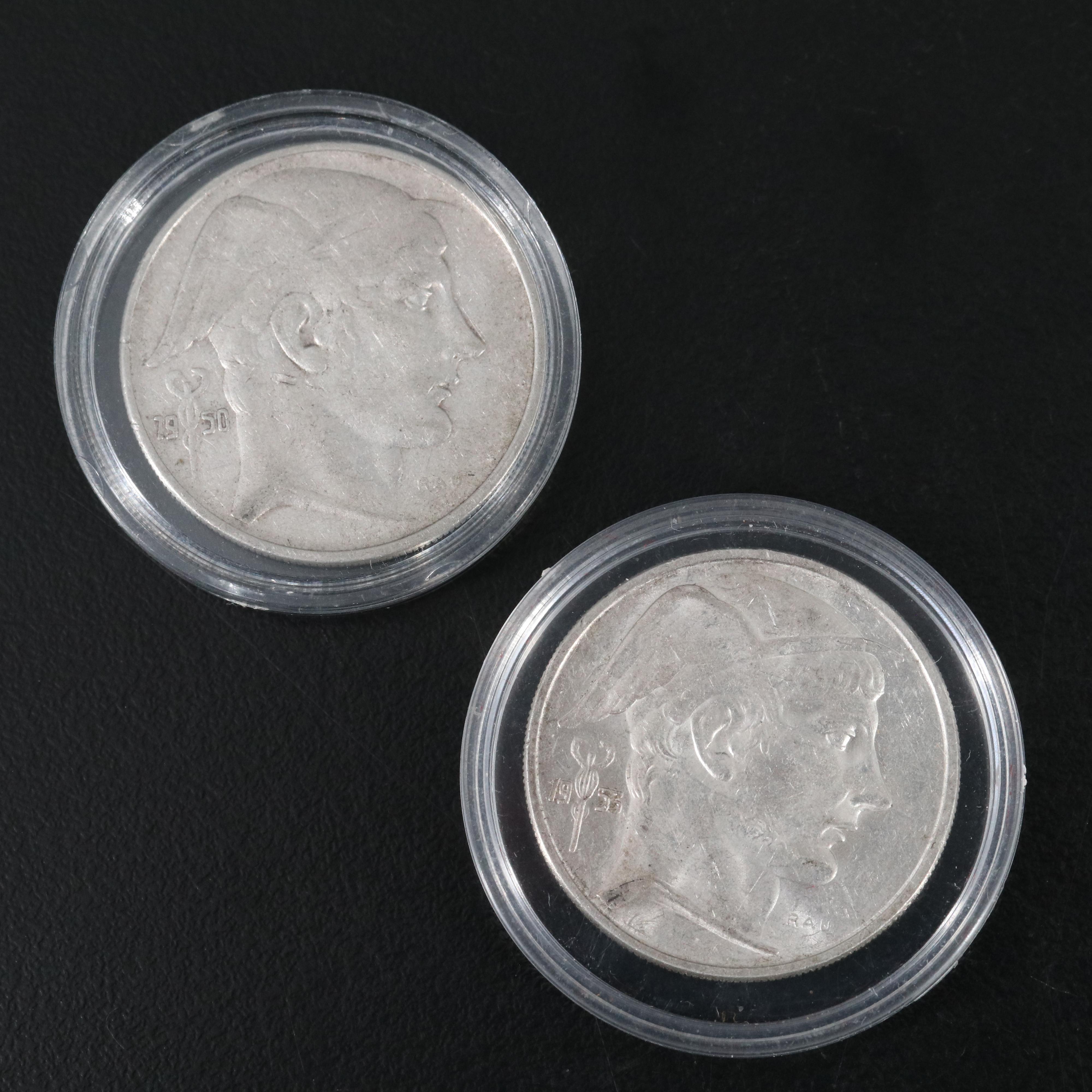 Group of Seven Modern European Silver Coins