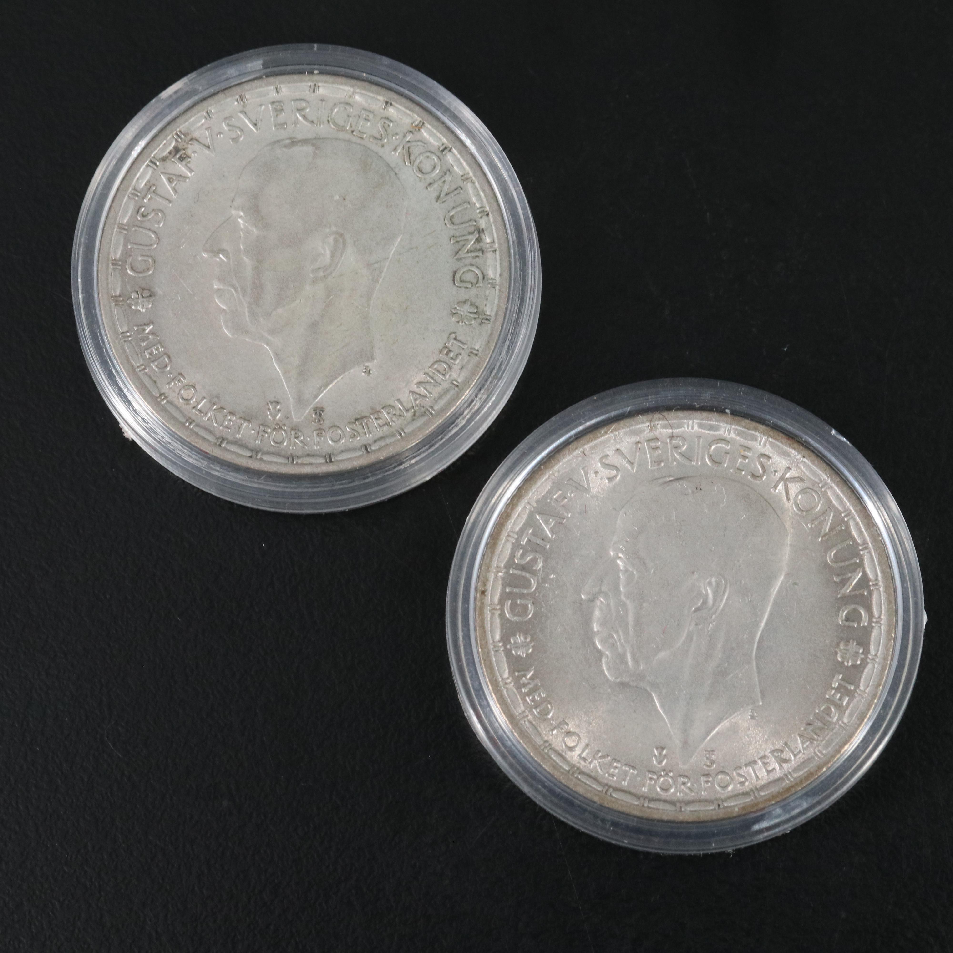 Group of Seven Modern European Silver Coins