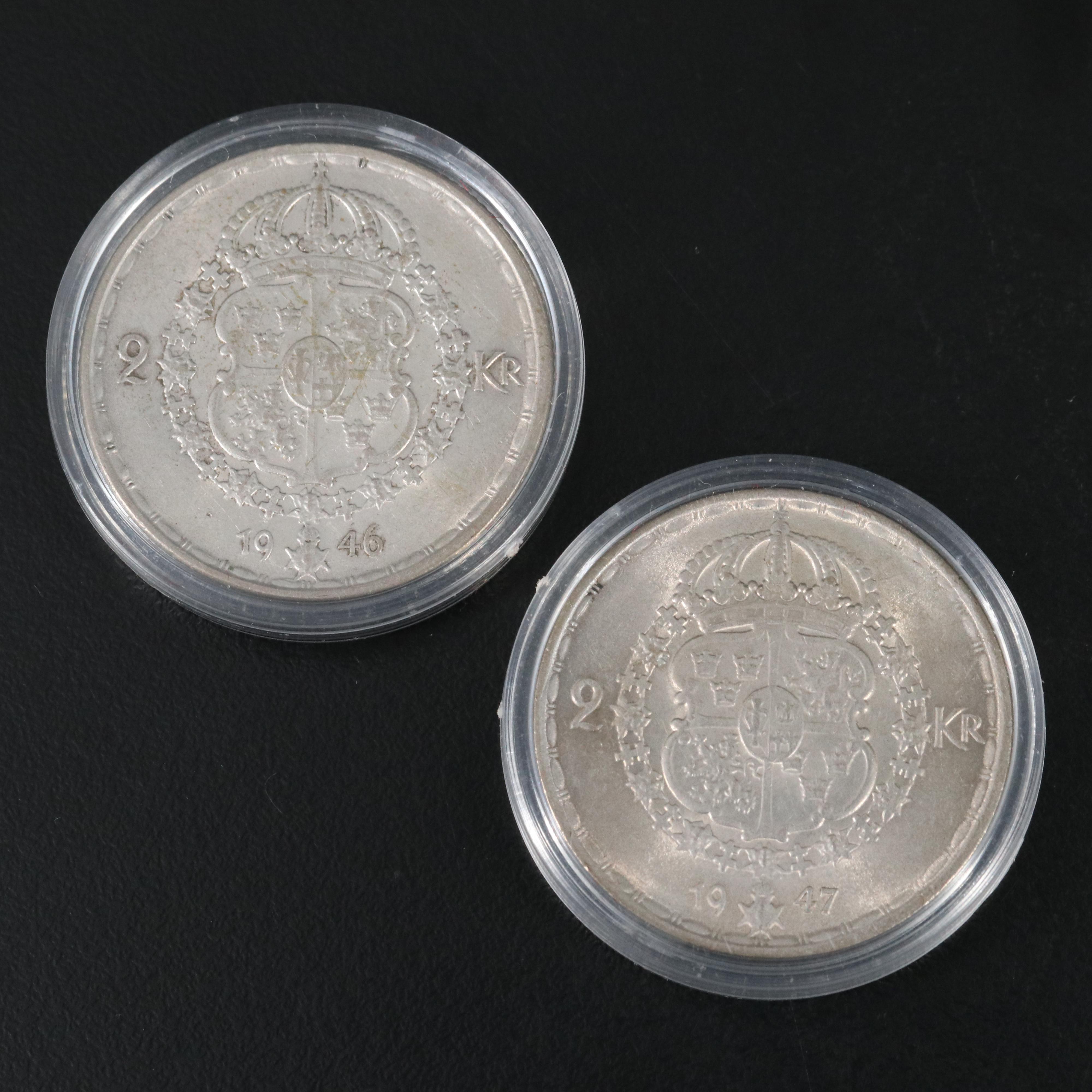 Group of Seven Modern European Silver Coins