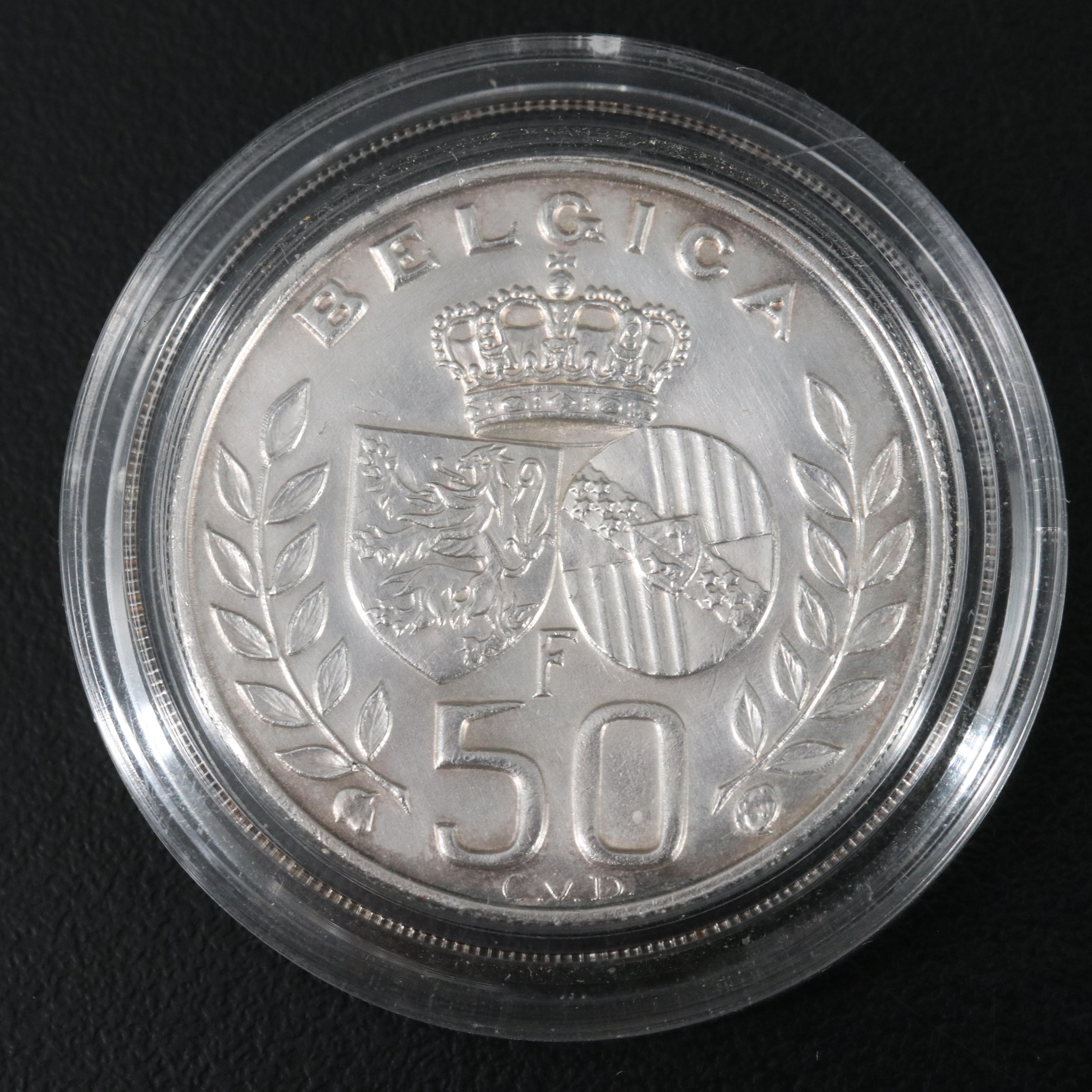 Group of Seven Modern European Silver Coins