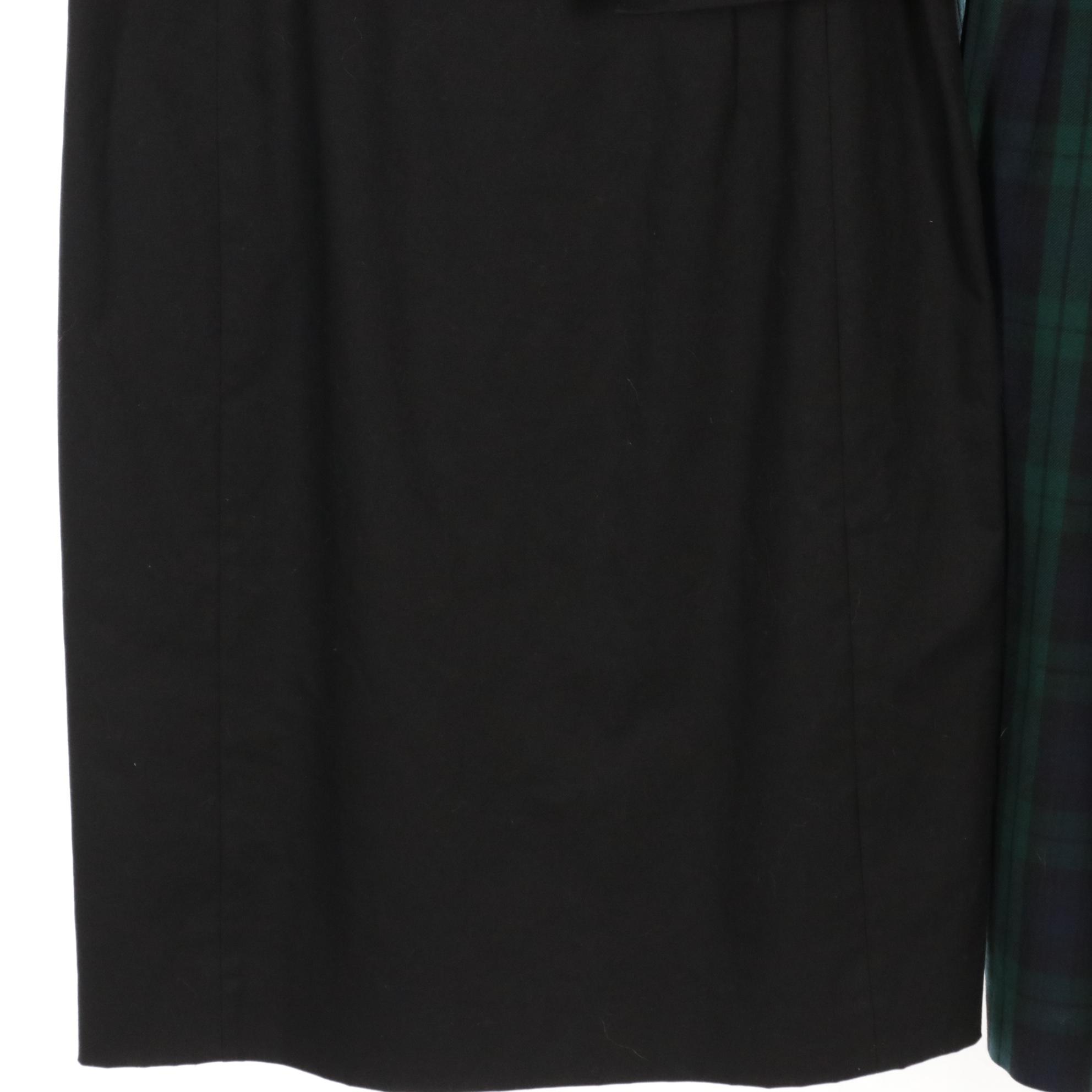 Brooks Brothers Tartan Plaid Wool Dress Coat and Two-Piece Dress Set