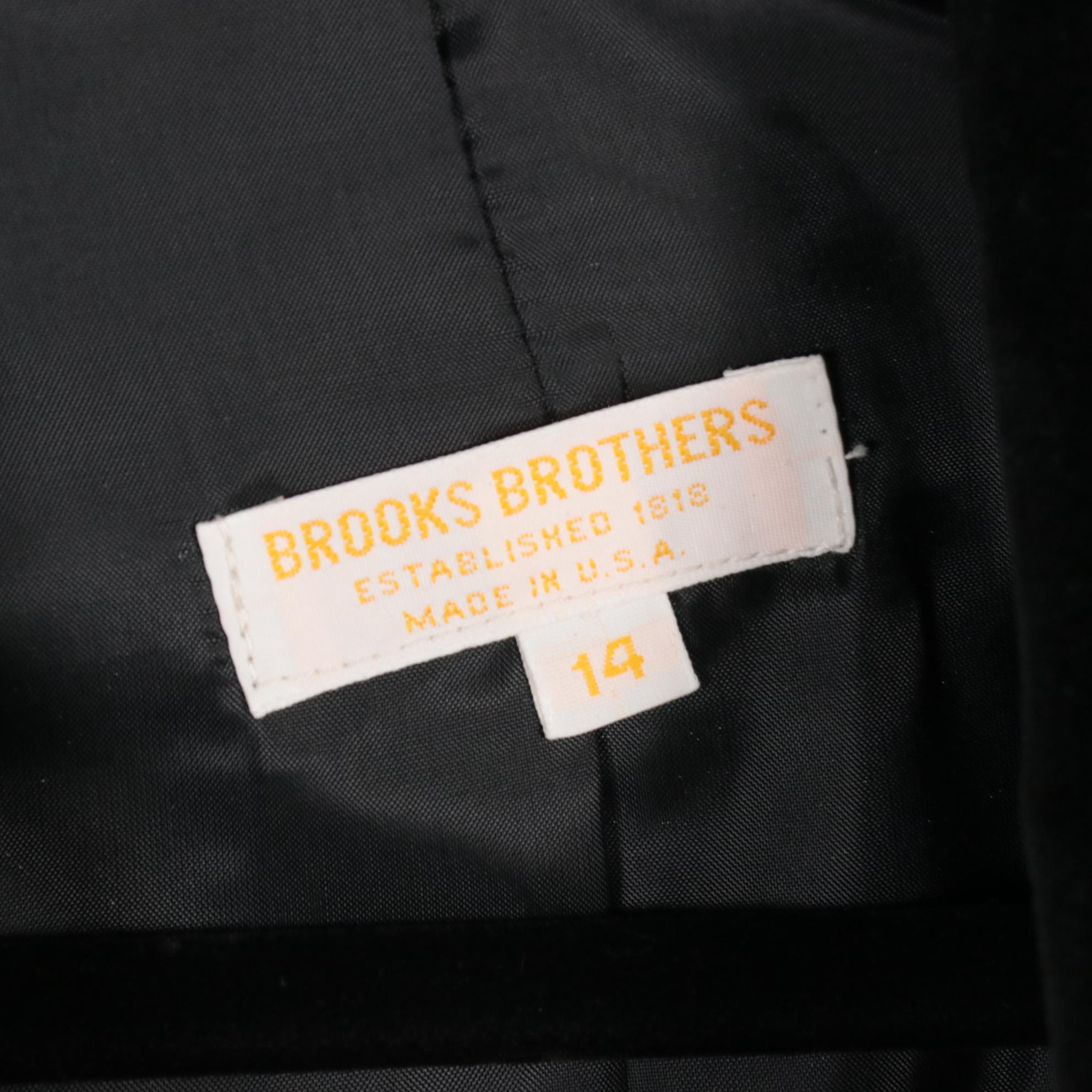 Brooks Brothers Tartan Plaid Wool Dress Coat and Two-Piece Dress Set