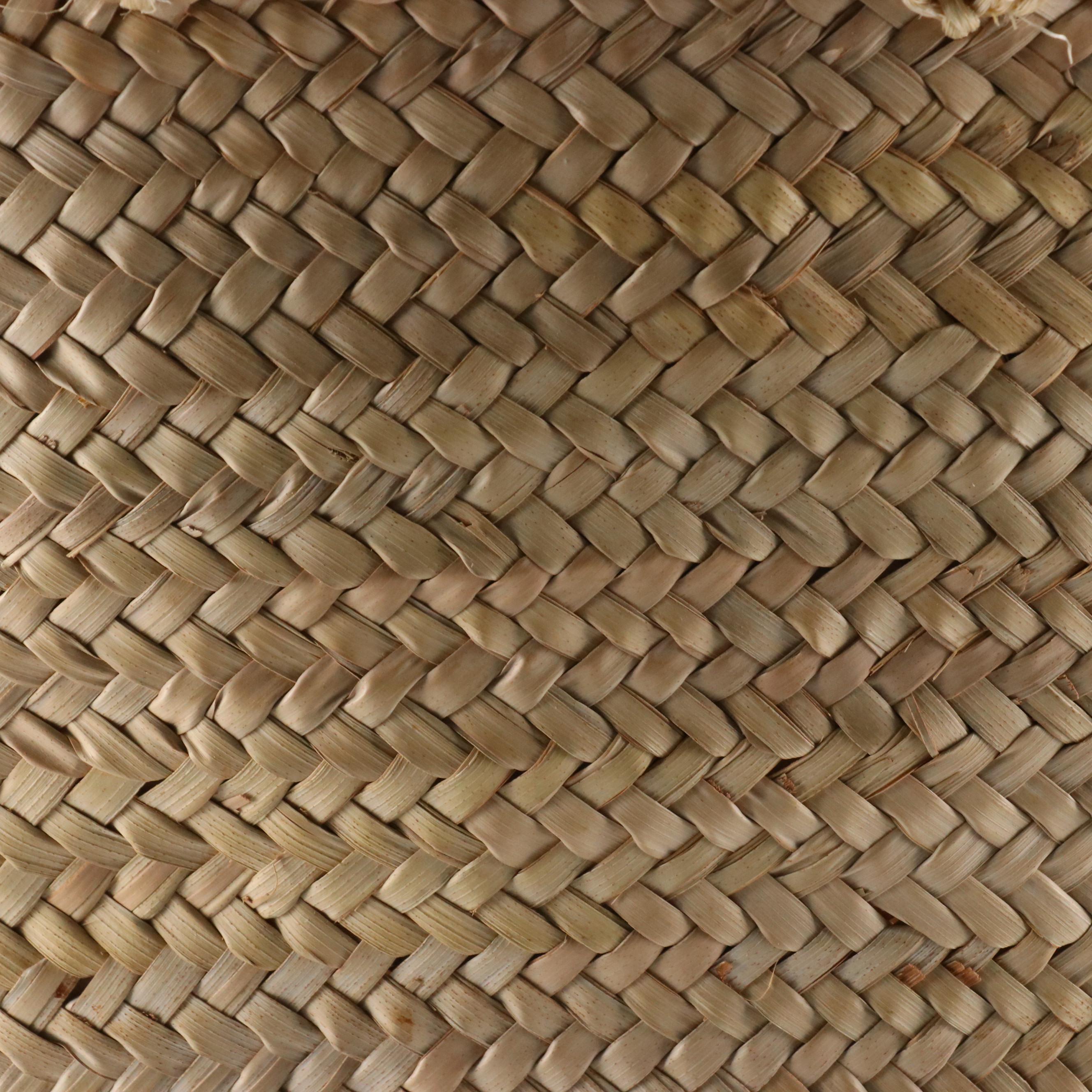 Woven Straw Farmers Market Bucket Bags and Tote