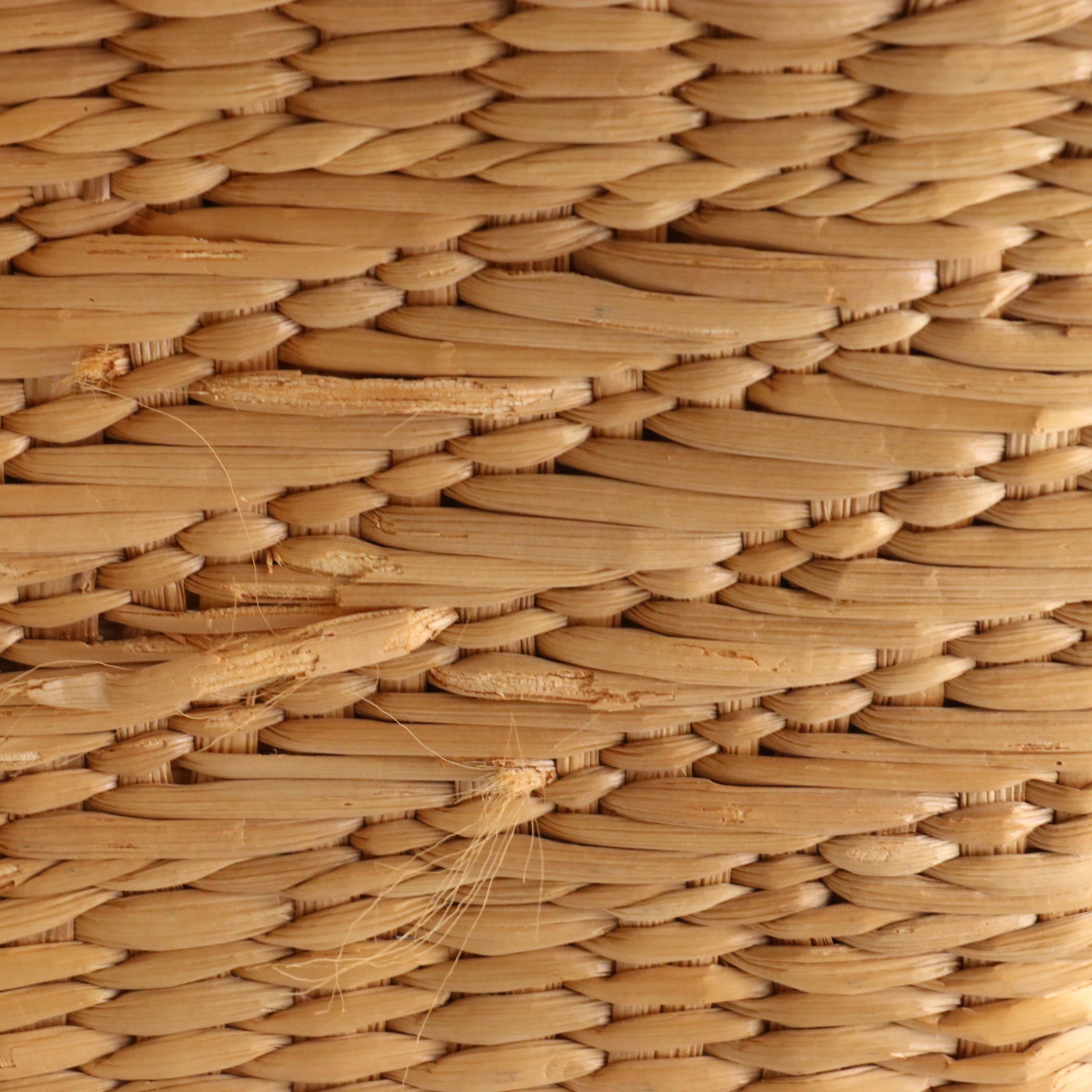 Woven Straw Farmers Market Bucket Bags and Tote