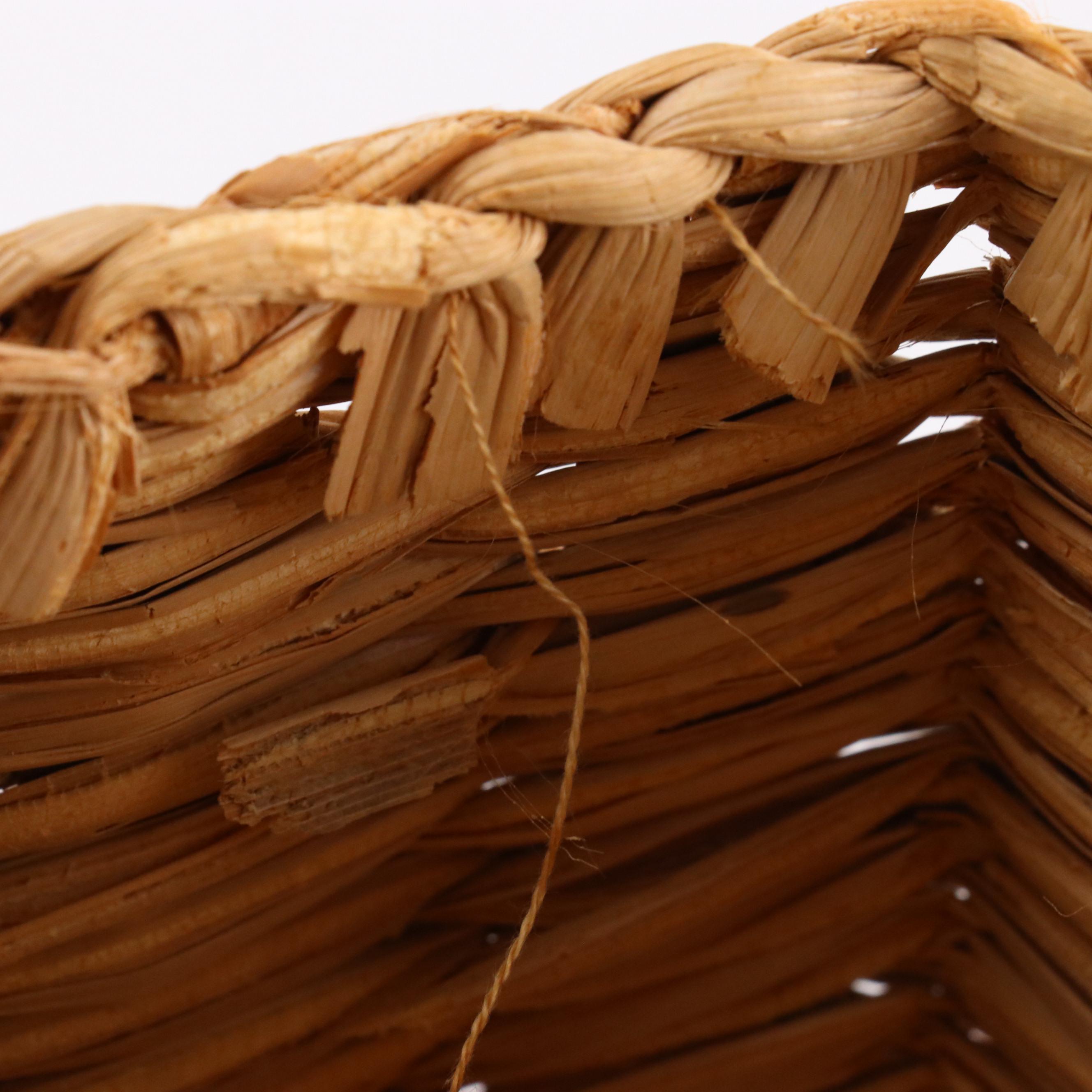 Woven Straw Farmers Market Bucket Bags and Tote