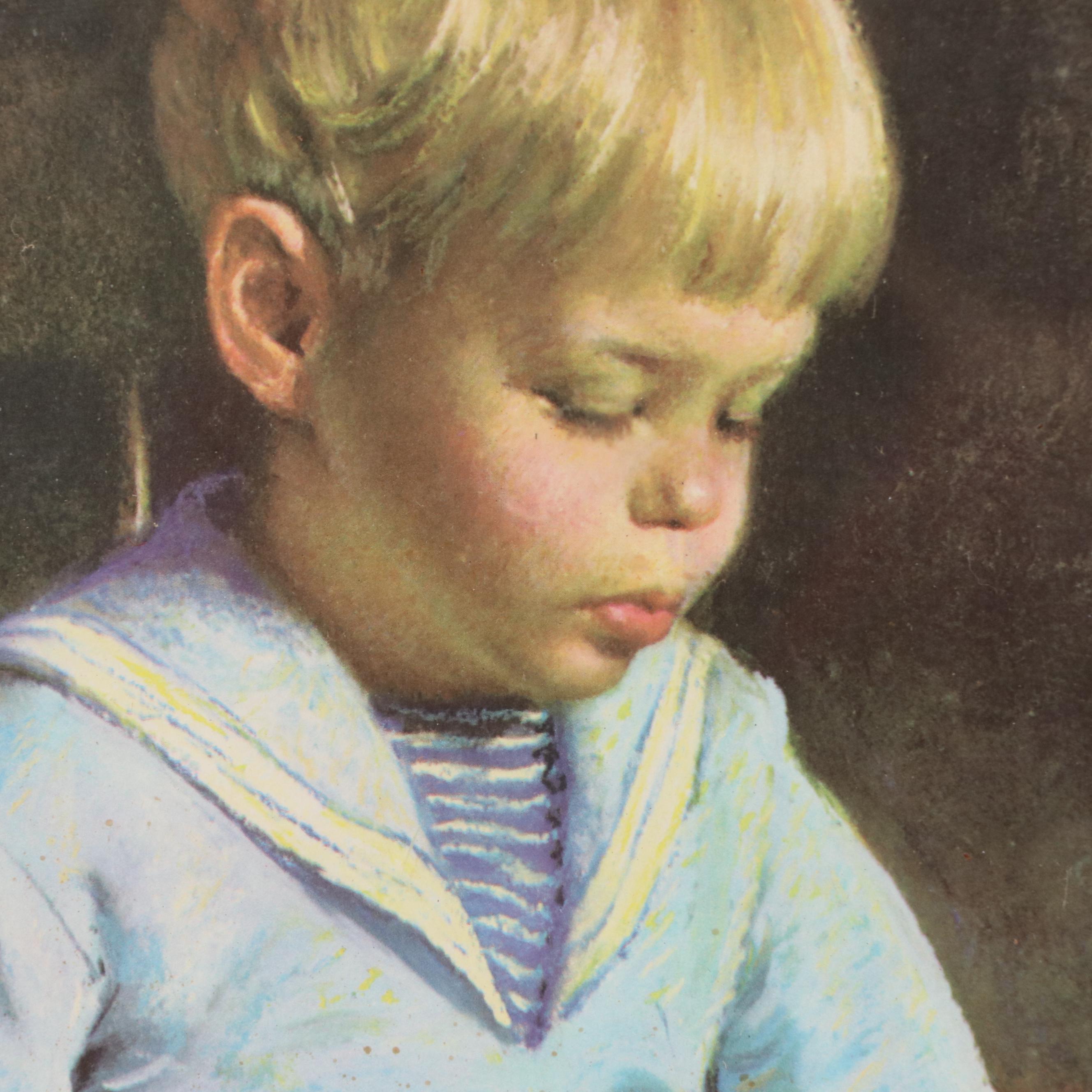 Offset Lithographs After Jim Ingwersen "Gretchen Girl" and "Gary Boy"