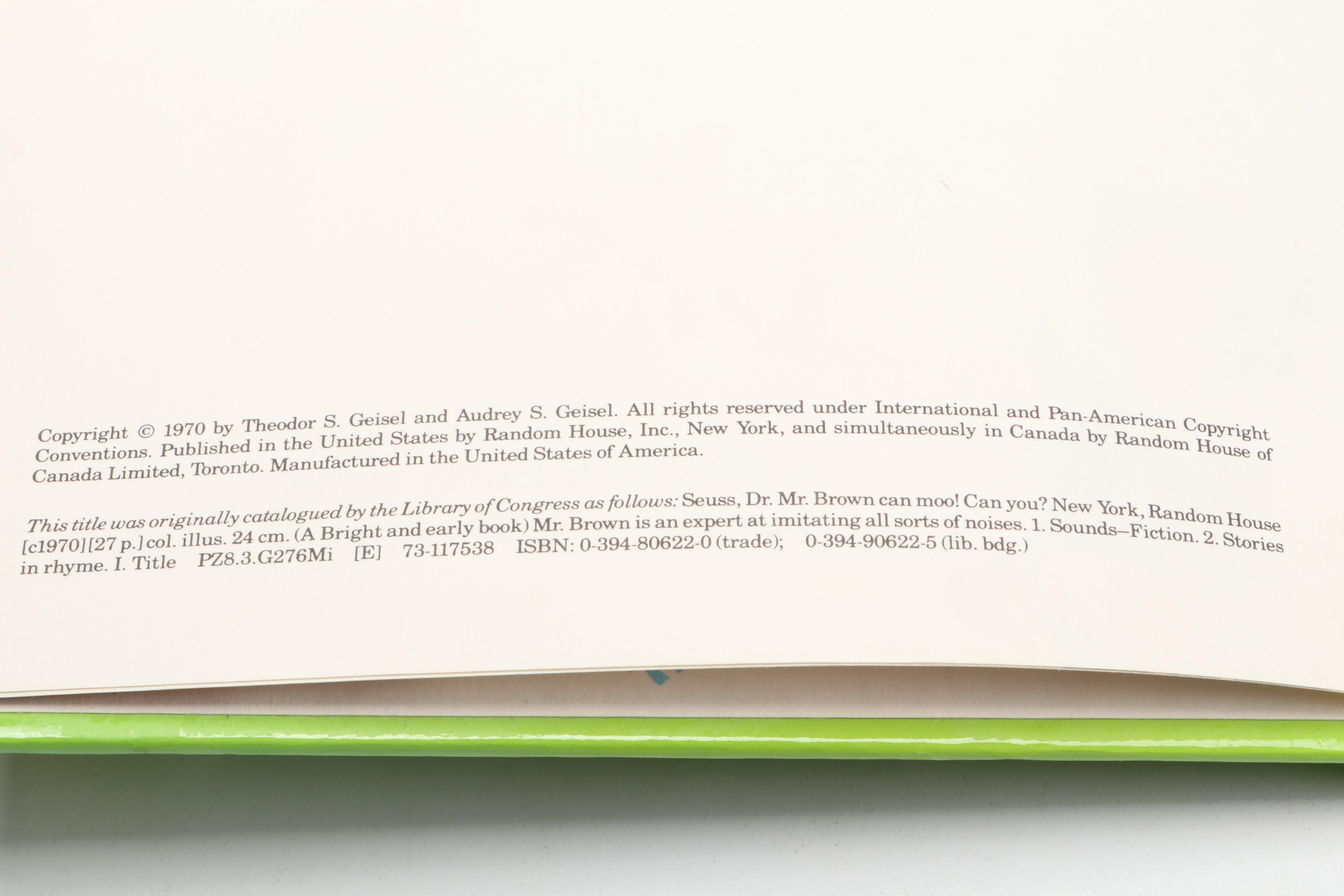 "Hop on Pop" by Dr. Seuss with More Random House Children's Books