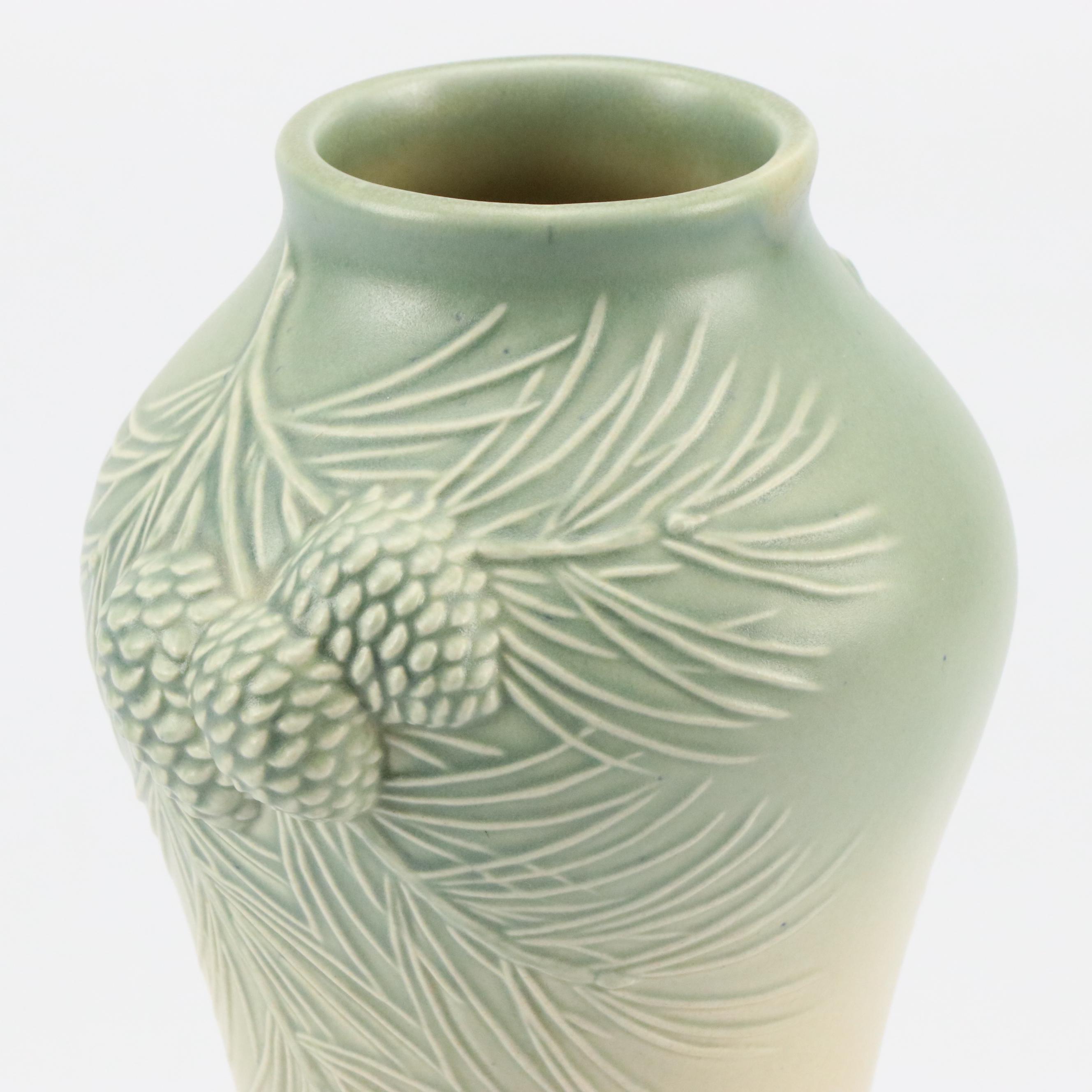 Rookwood Pottery Meiping Style Pine Cone Vase, 2007