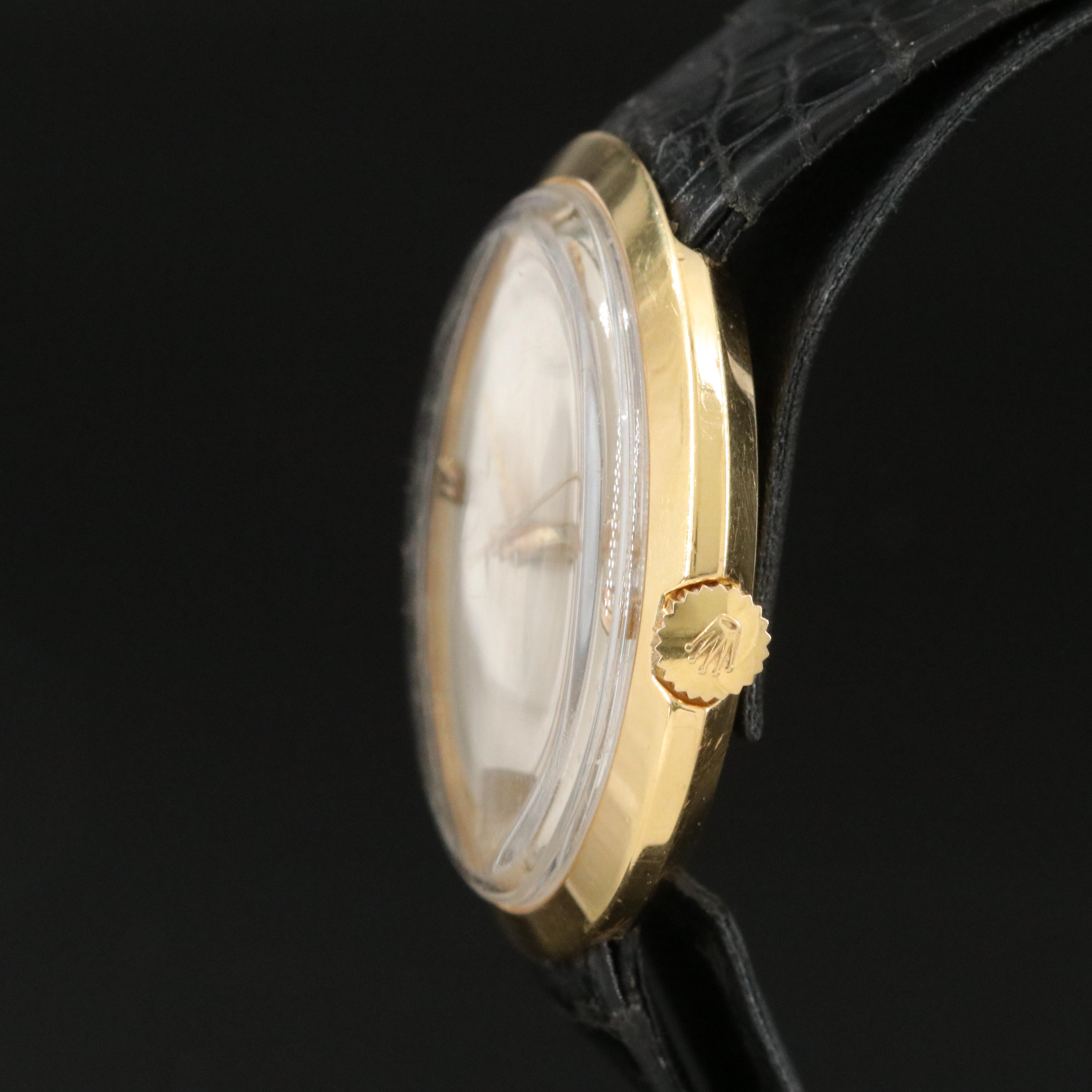 Vintage Rolex Precision 18K Manual Wind Watch