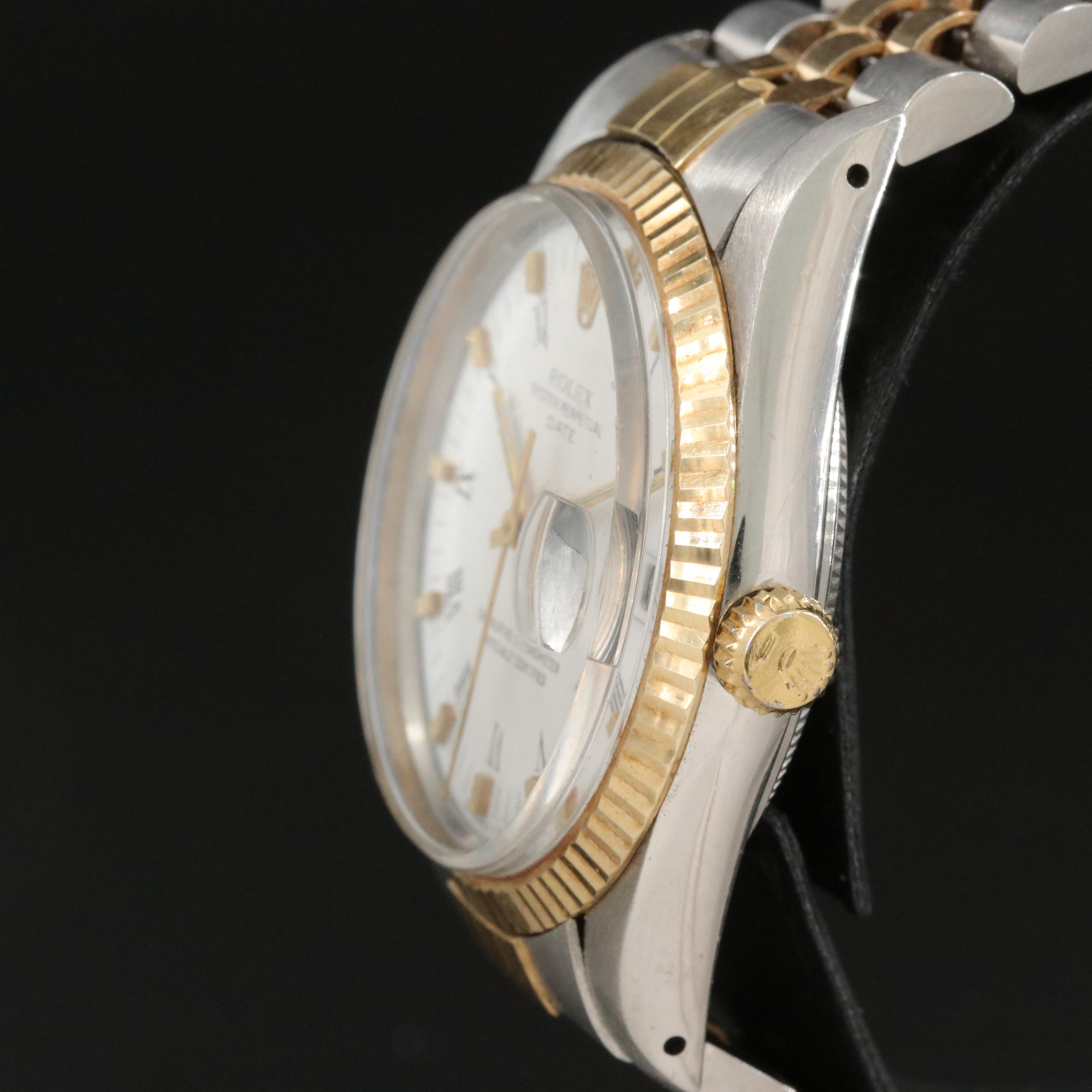 1982 Custom Rolex Oyster Perpetual Date Watch