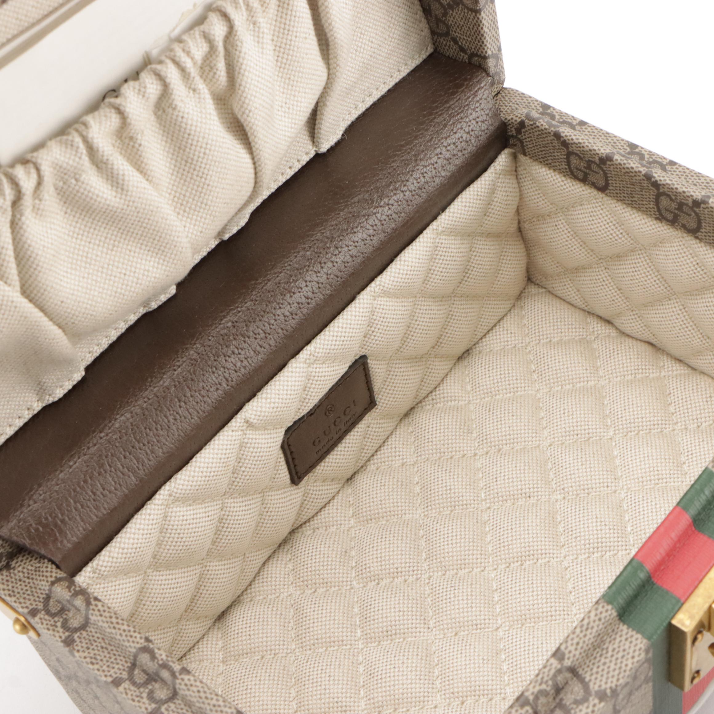 Gucci Savoy Supreme Canvas Hardsided Beauty Case, New with Tag
