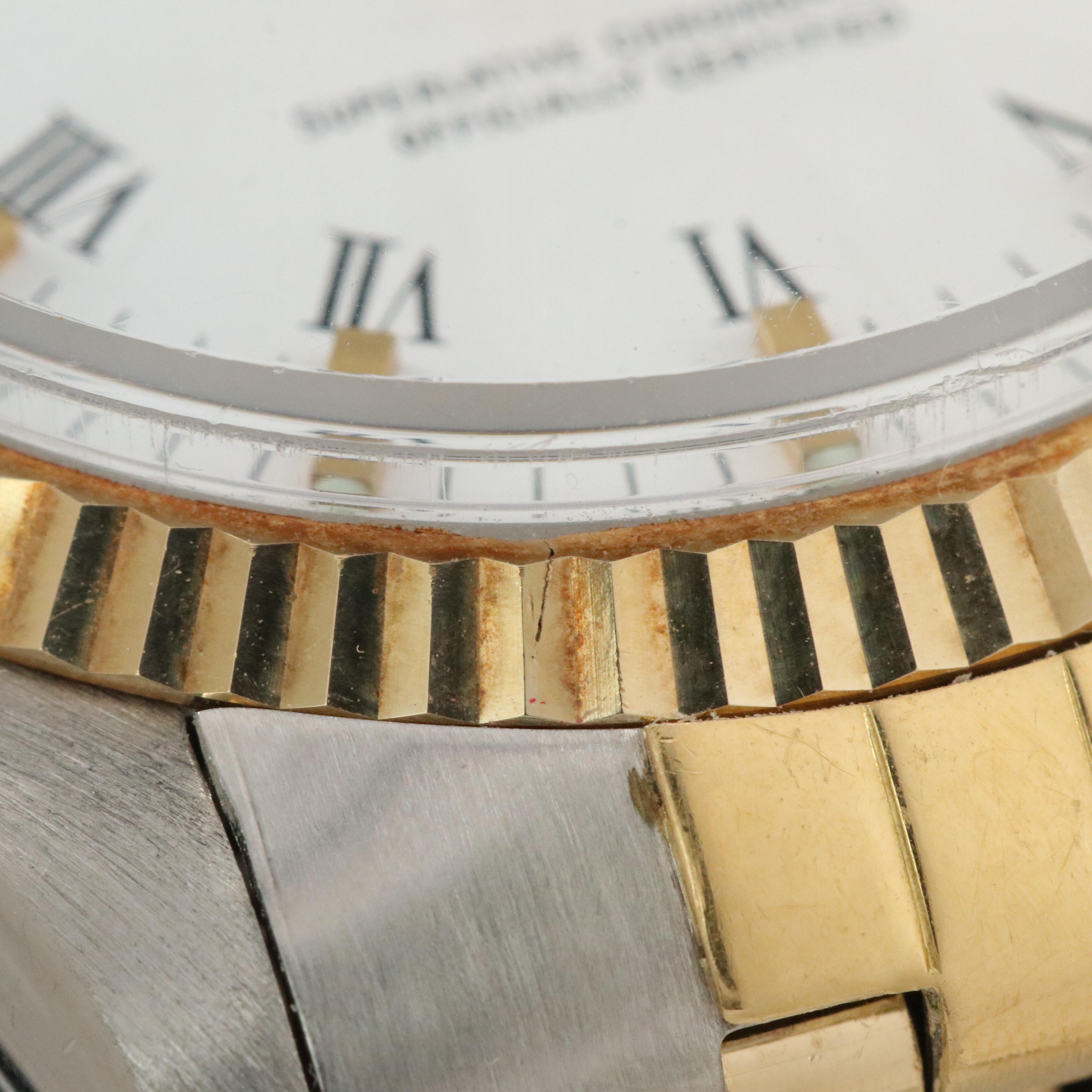 1982 Custom Rolex Oyster Perpetual Date Watch