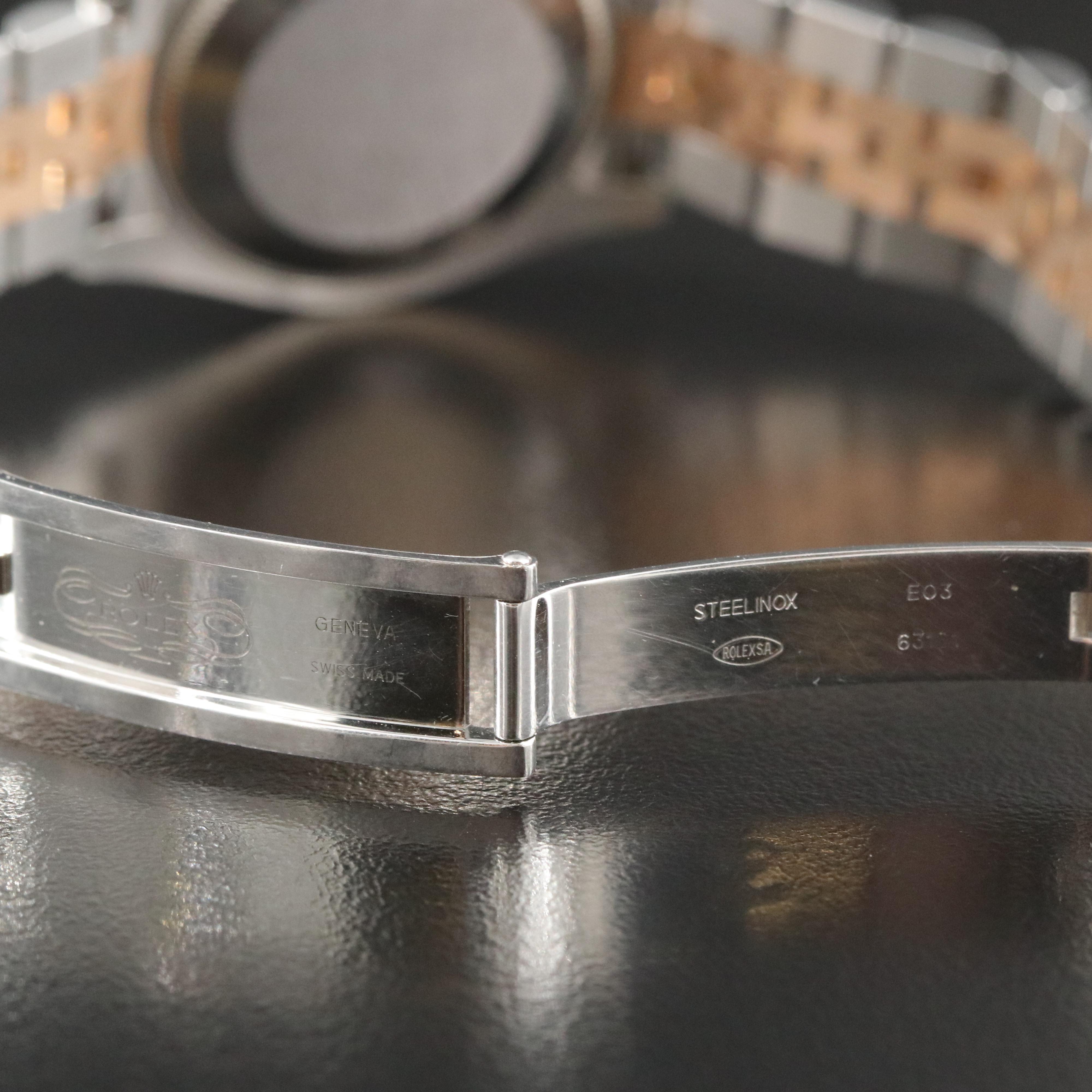 2006 Rolex Factory Diamond Dial Everose Datejust Watch