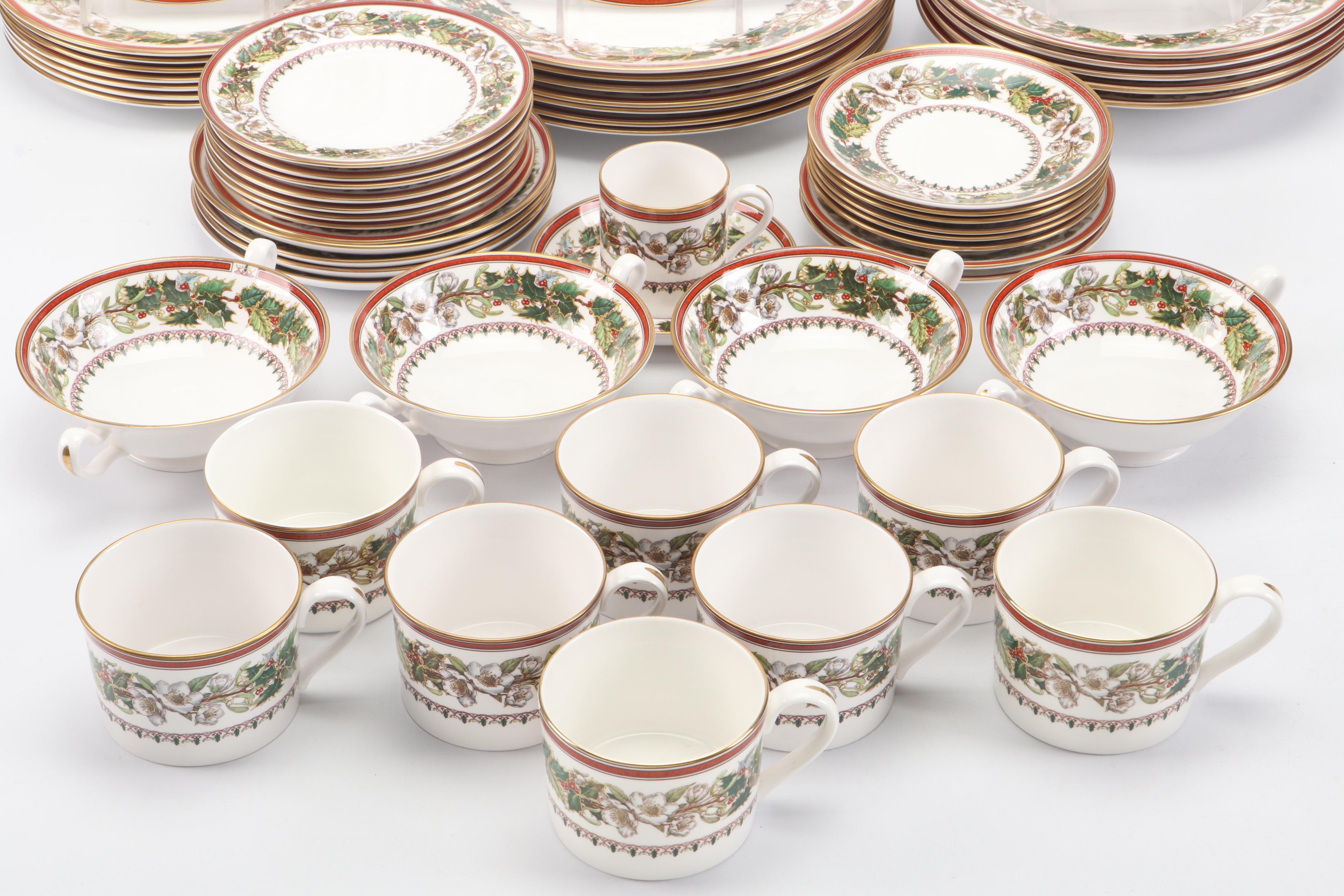 Spode "Christmas Rose" Bone China Dinnerware, 1991-2015