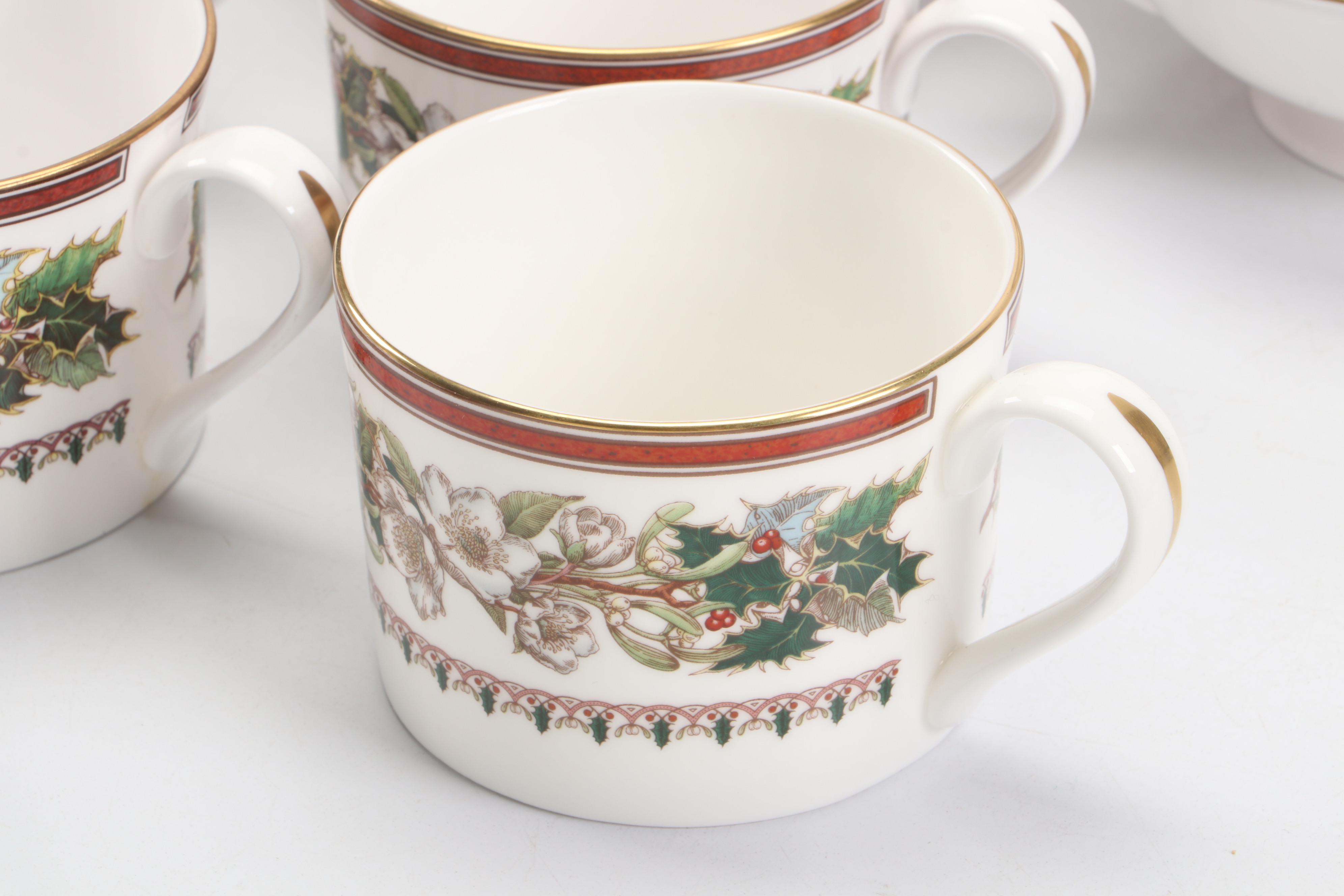 Spode "Christmas Rose" Bone China Dinnerware, 1991-2015