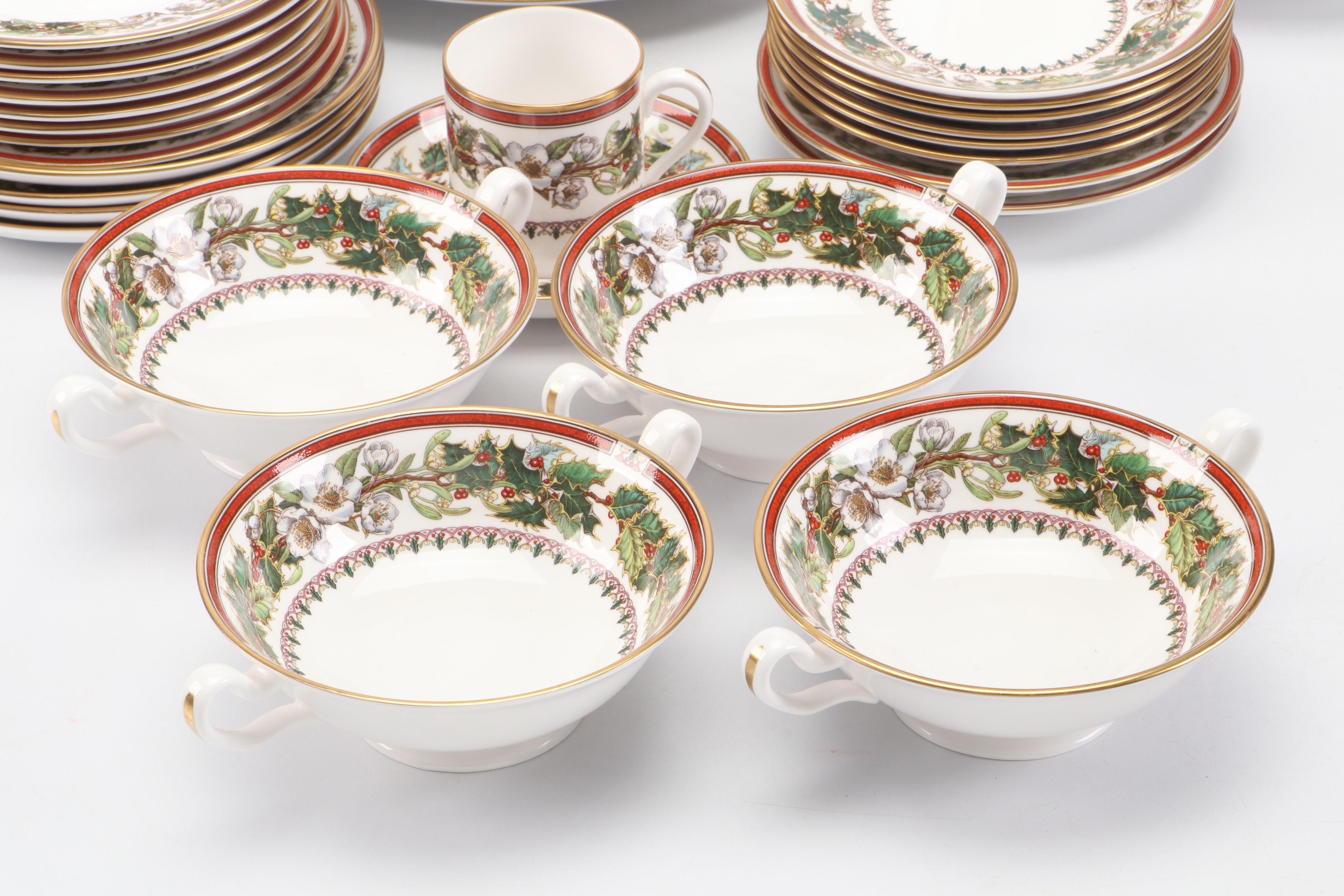Spode "Christmas Rose" Bone China Dinnerware, 1991-2015