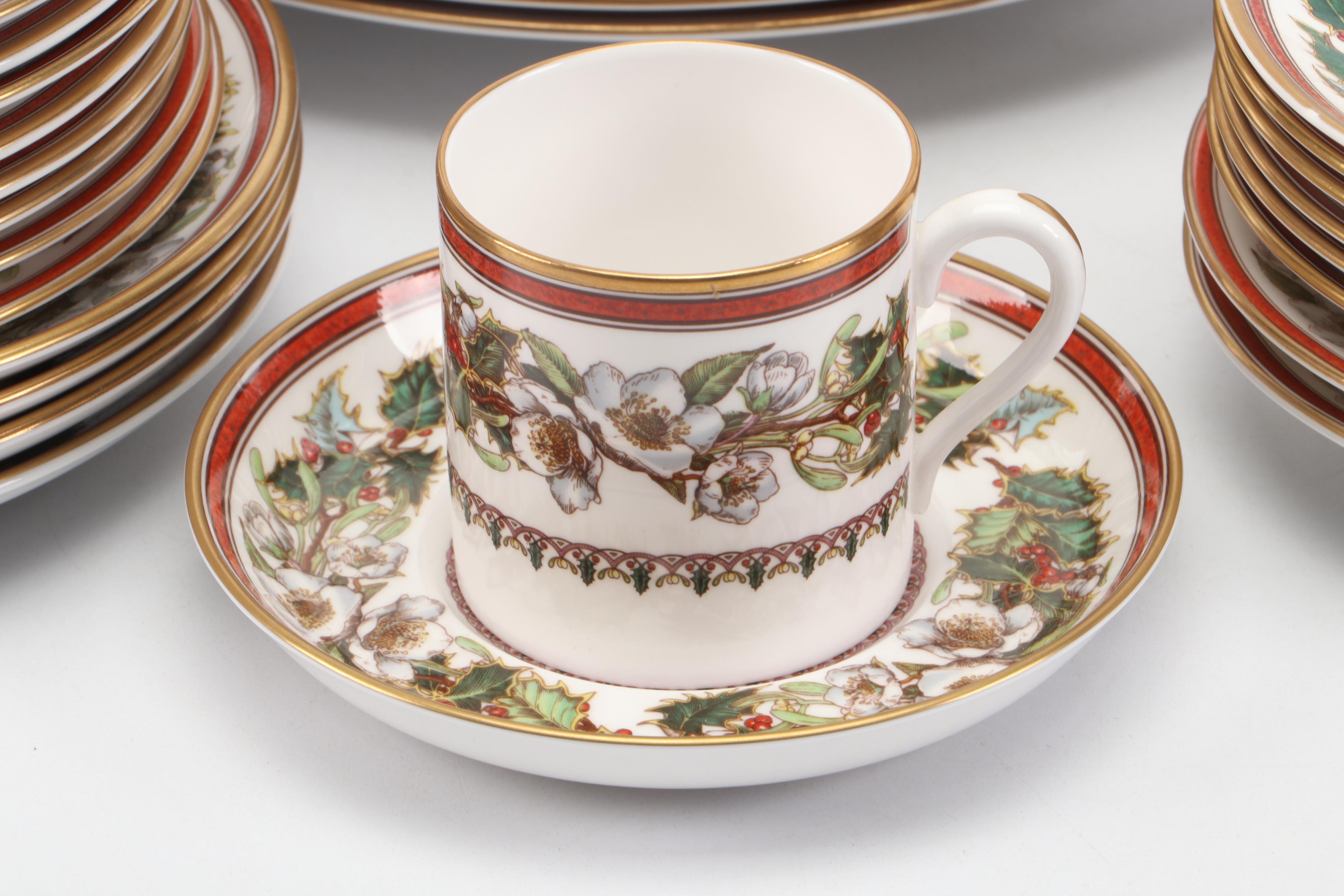 Spode "Christmas Rose" Bone China Dinnerware, 1991-2015